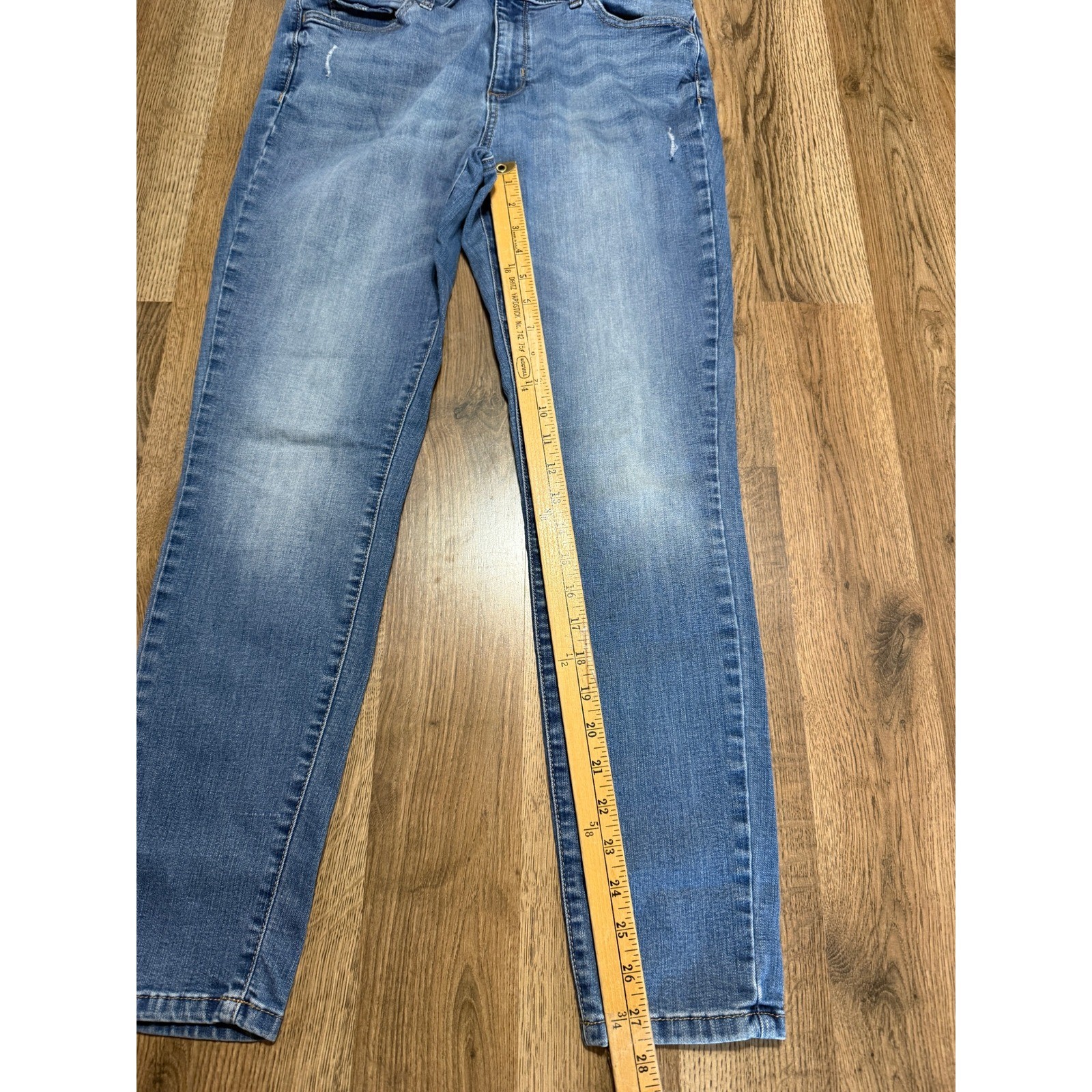 Sonoma Goods For Life Skinny Jeans Womens 12R Blue Medium Wash Stretch Denim
