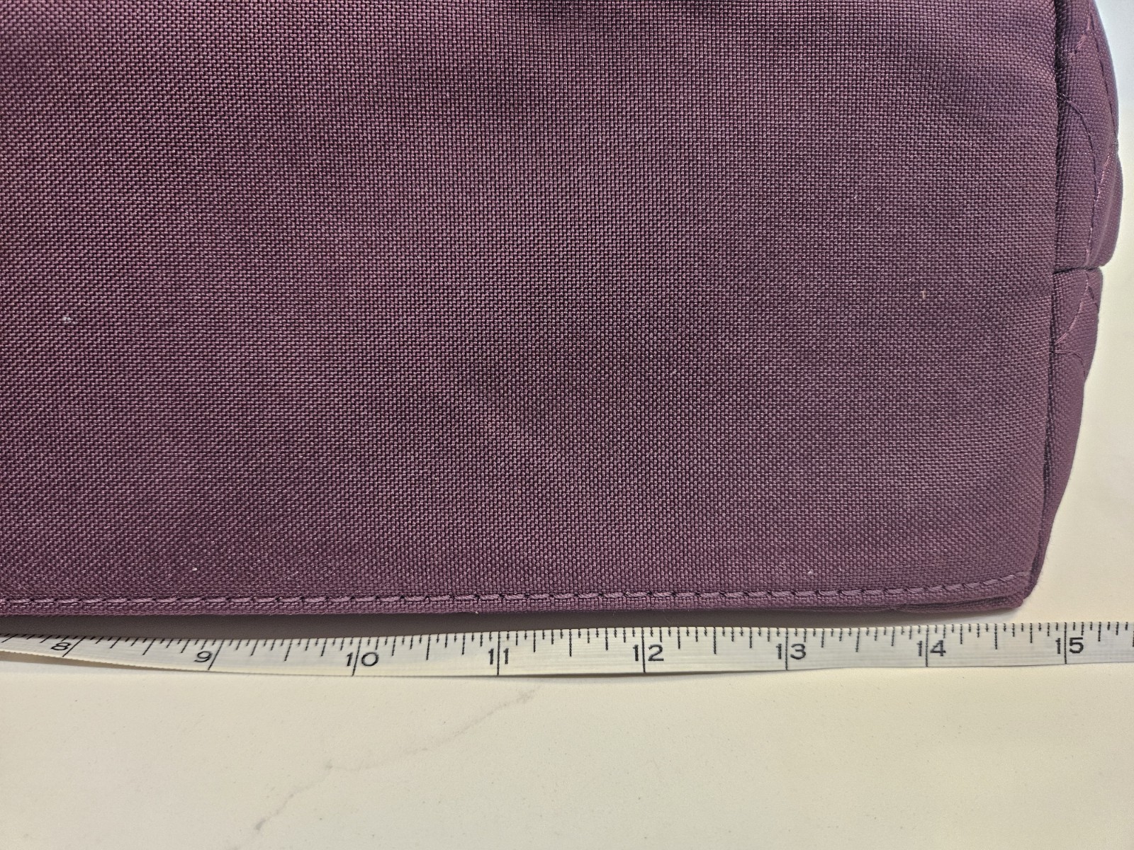 Thirty-One Vary You Versatile Bag/Purse Purple Circle Quilted Large