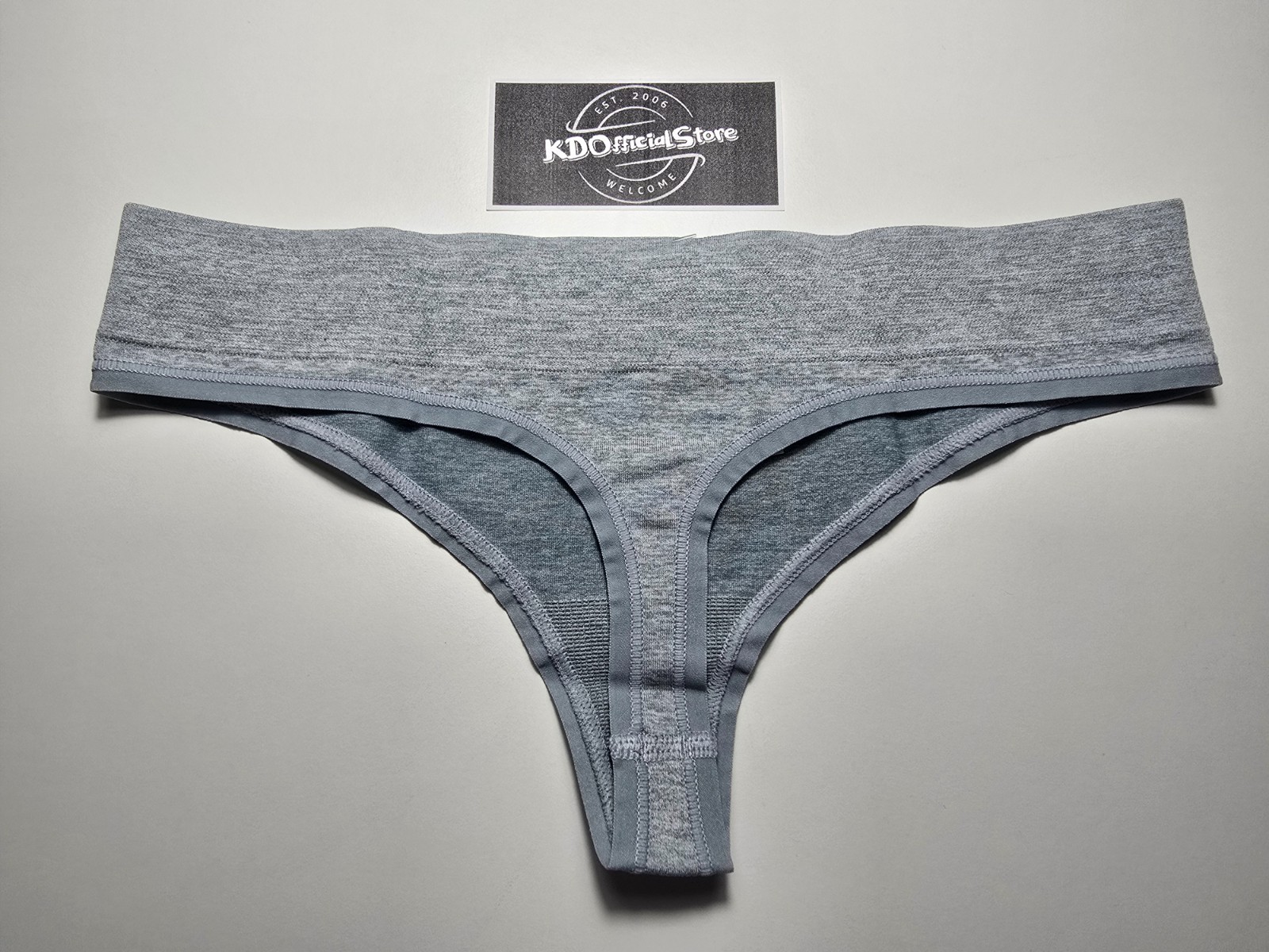 S American Eagle AERIE Seamless Thong Panties Underwear Gray