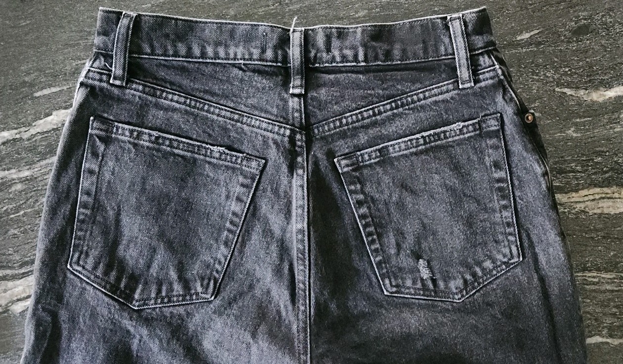 Abercrombie & Fitch Curve Love 90s Straight Ultra High Rise 29/8 R Black Jeans
