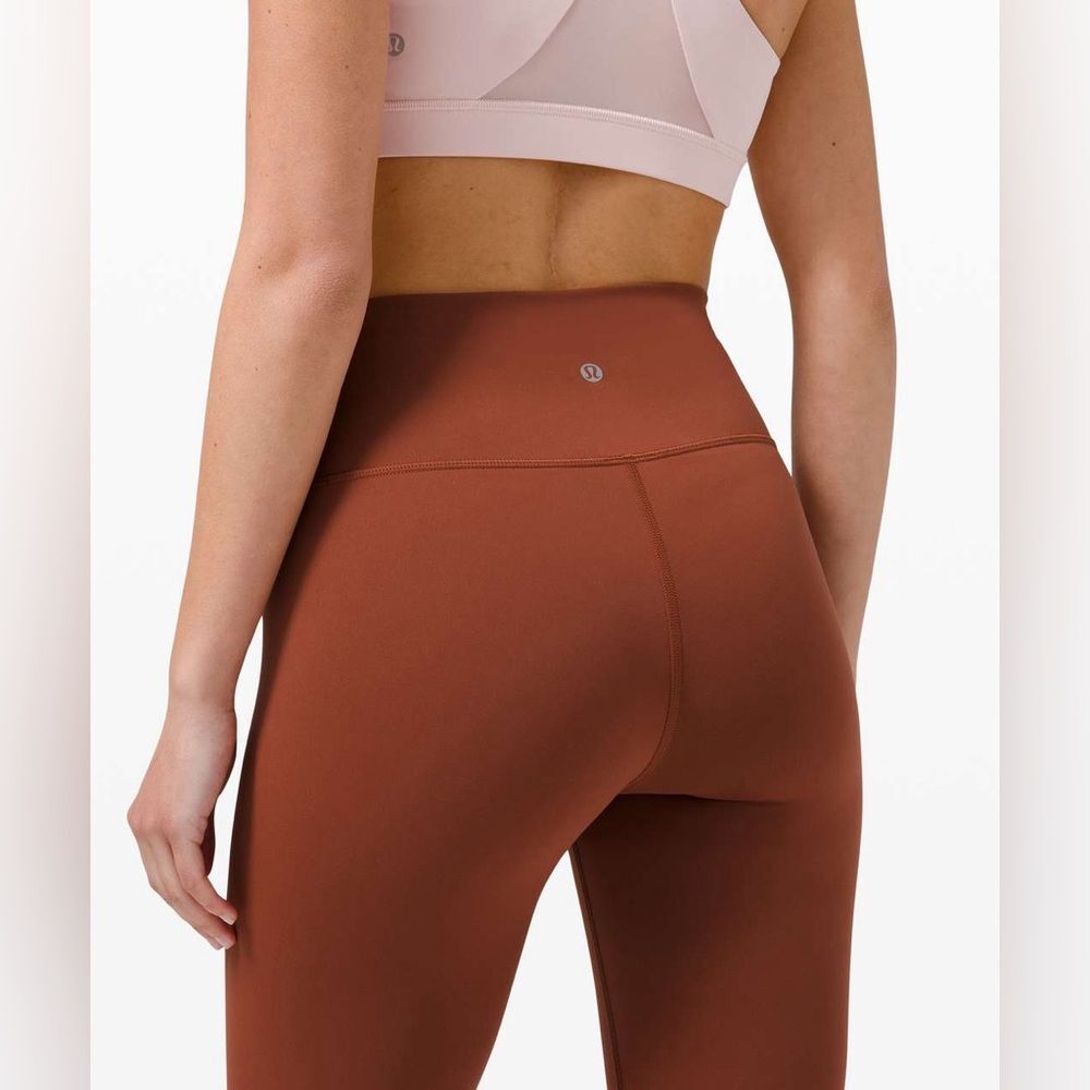 Lululemon Wunder Train High-Rise Tight 25″Dark Terracotta Size 2