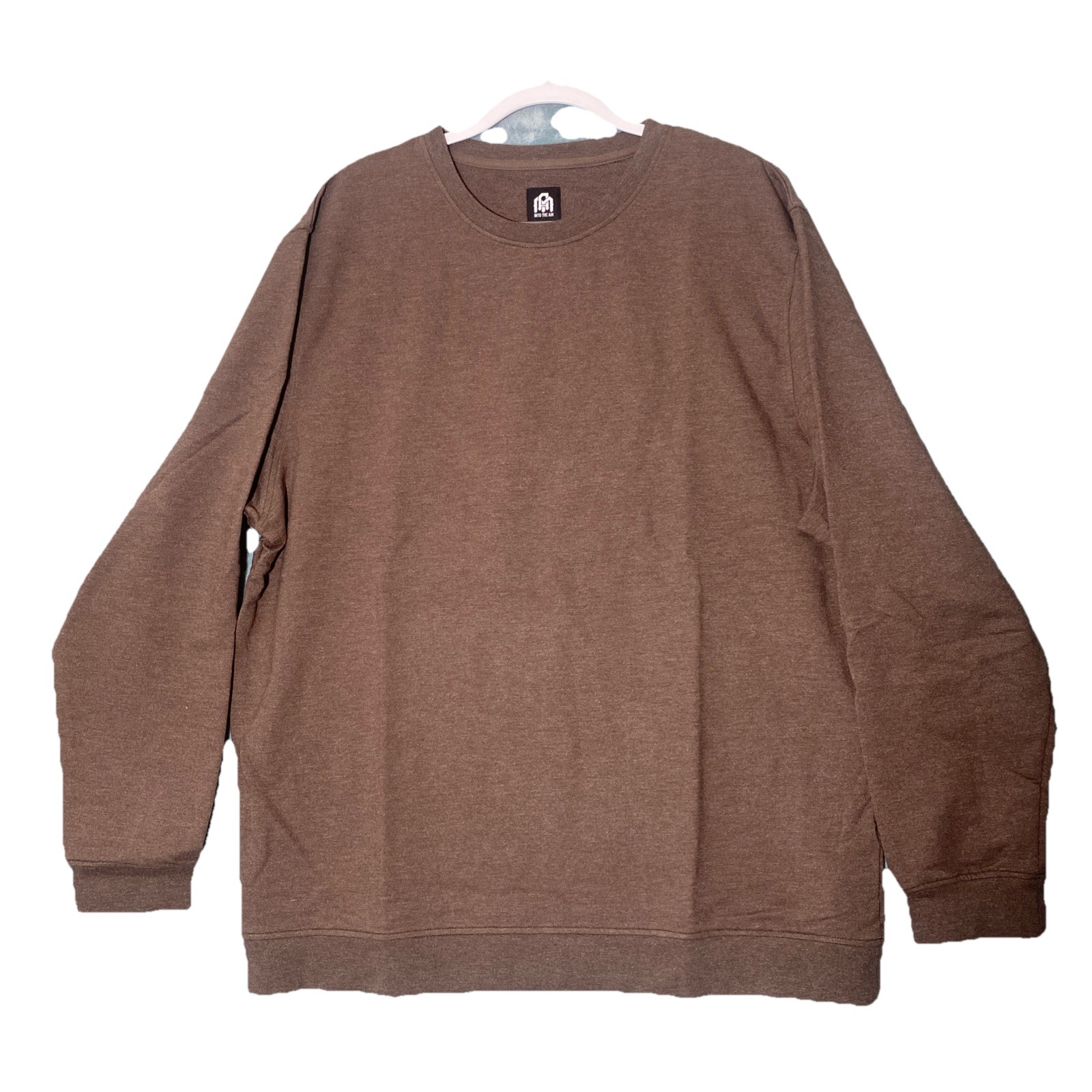 Into the AM Crewneck Sweatshirt Brown Long Sleeve Pullover Men’s Size 2XL