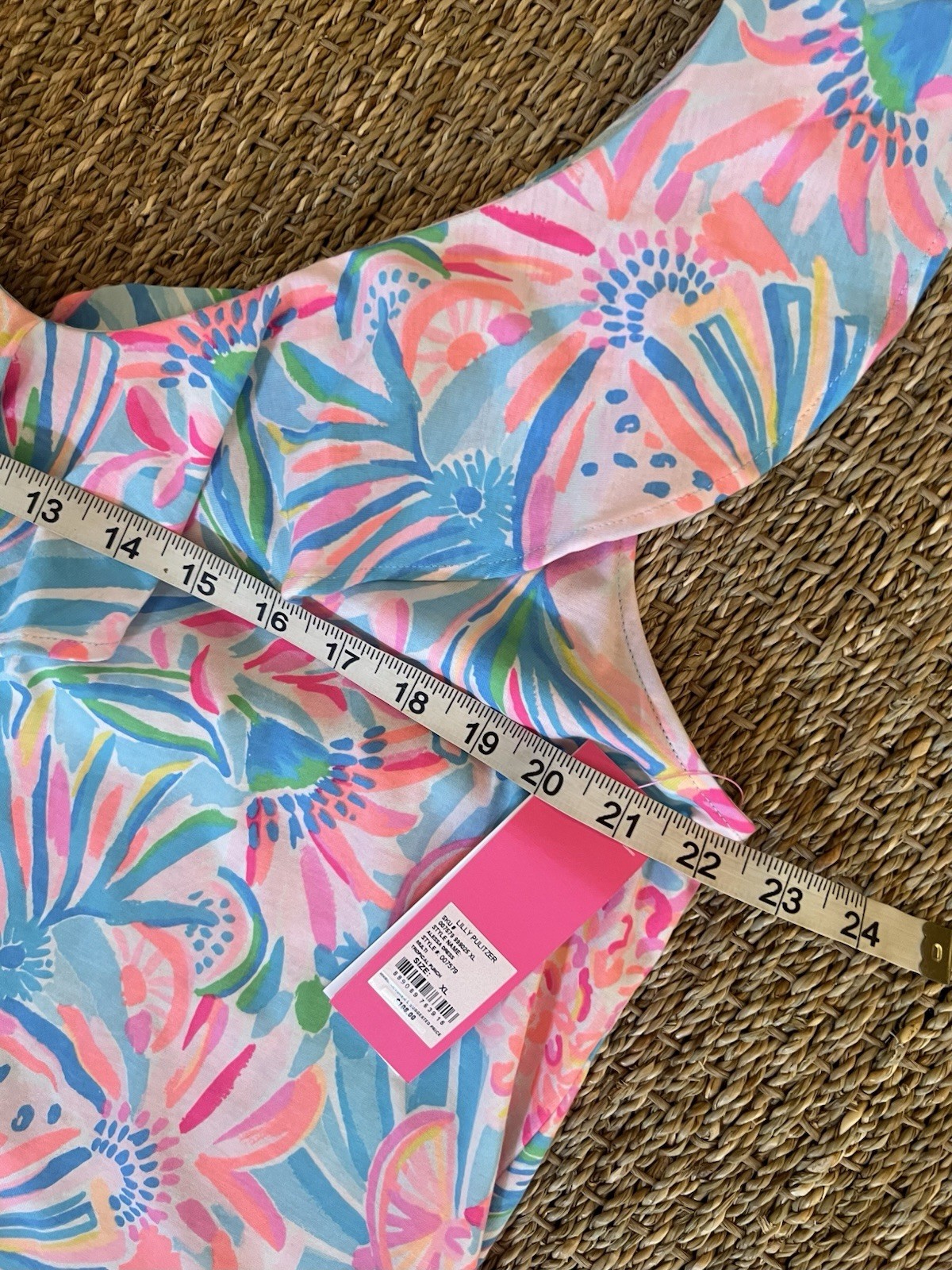 Lilly Pulitzer Alessa Ruffle Dress Tropical Punch – NWT-Sz XL