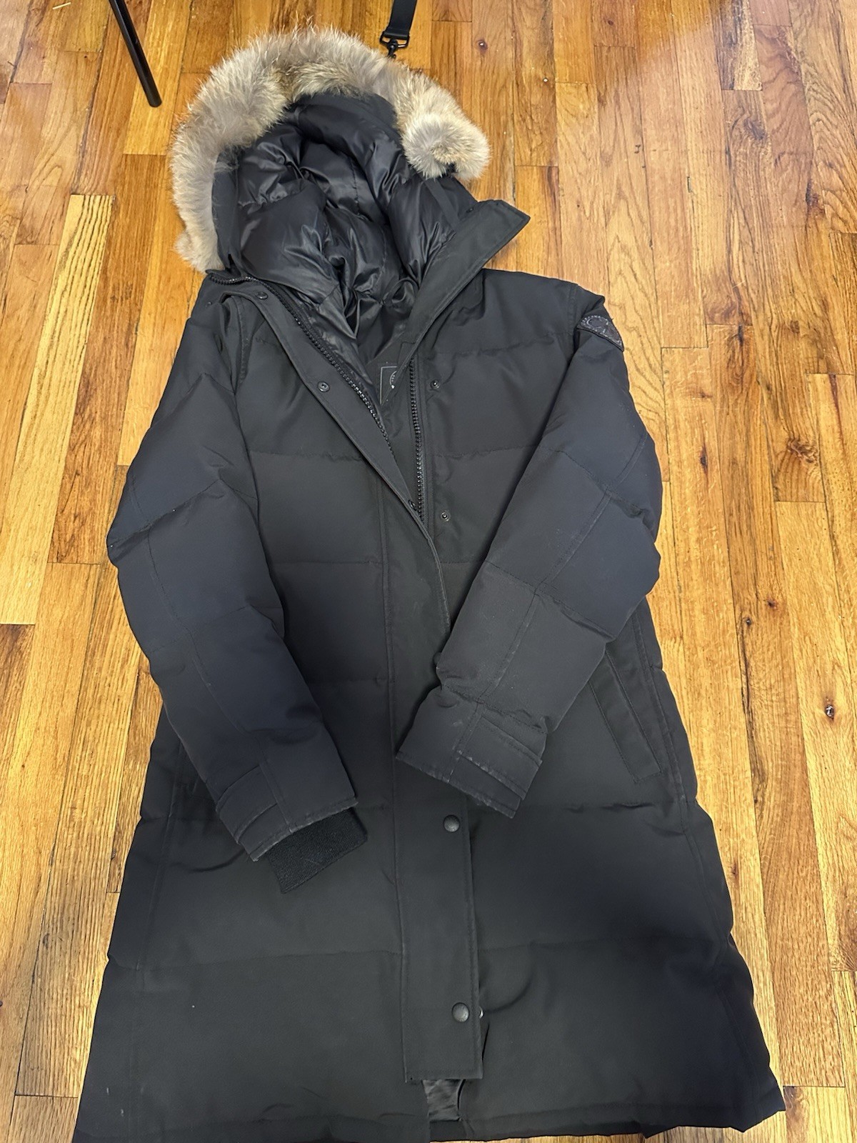 Canada Goose Womans Shelburne Parka Medium Black Label G2U
