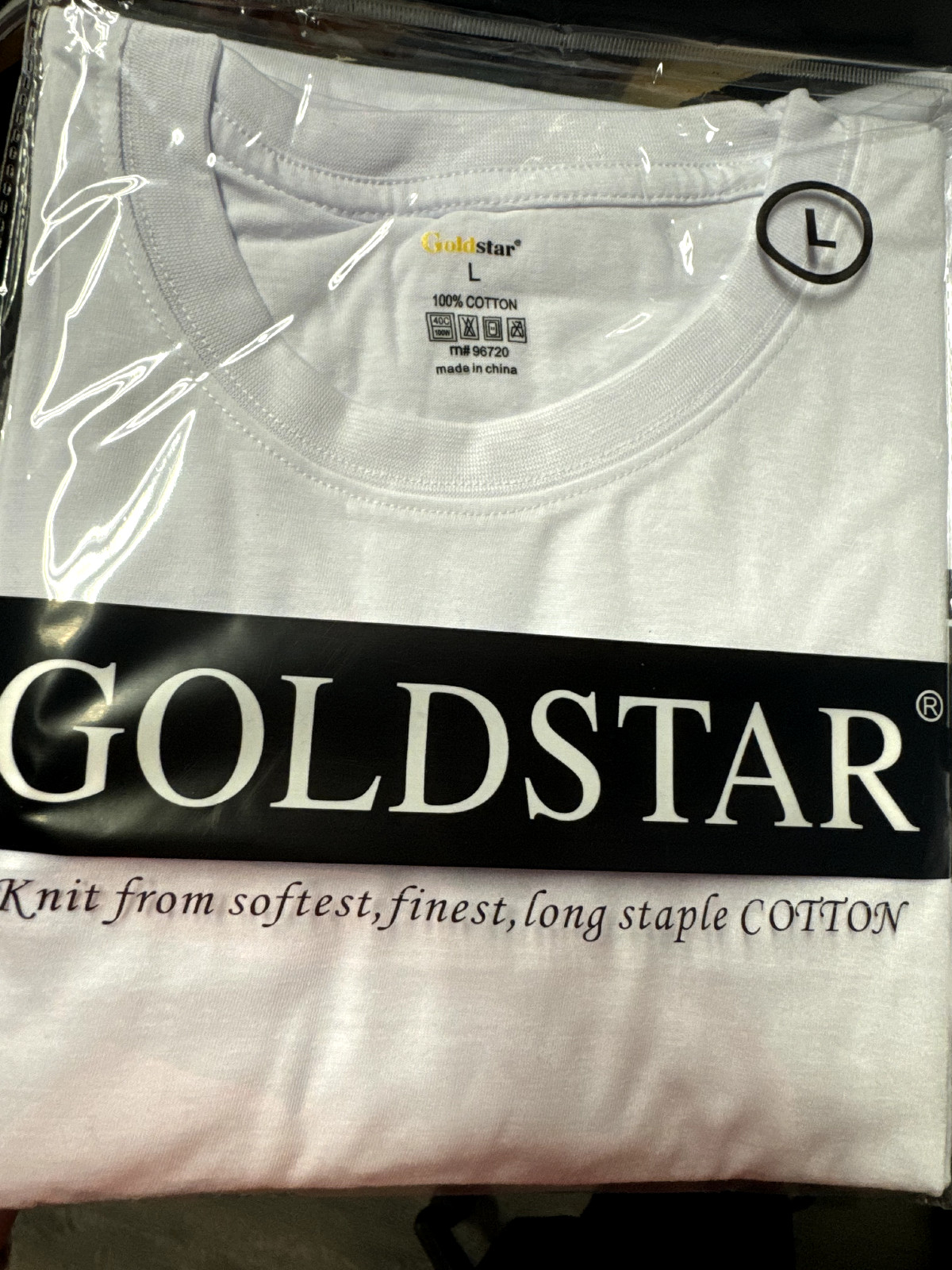 Dozen Goldstar Premium Men’s Black T shirt Crew Neck short Sleeve 100% Cotton