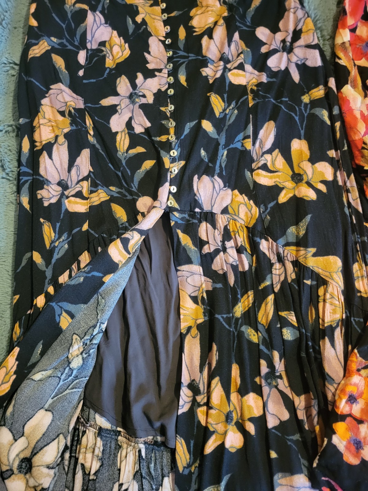 Lot Of 2 Free People Tegan Mini Dress Smooth Sailing Maxi Skirt Sz 4 6 Small GUC