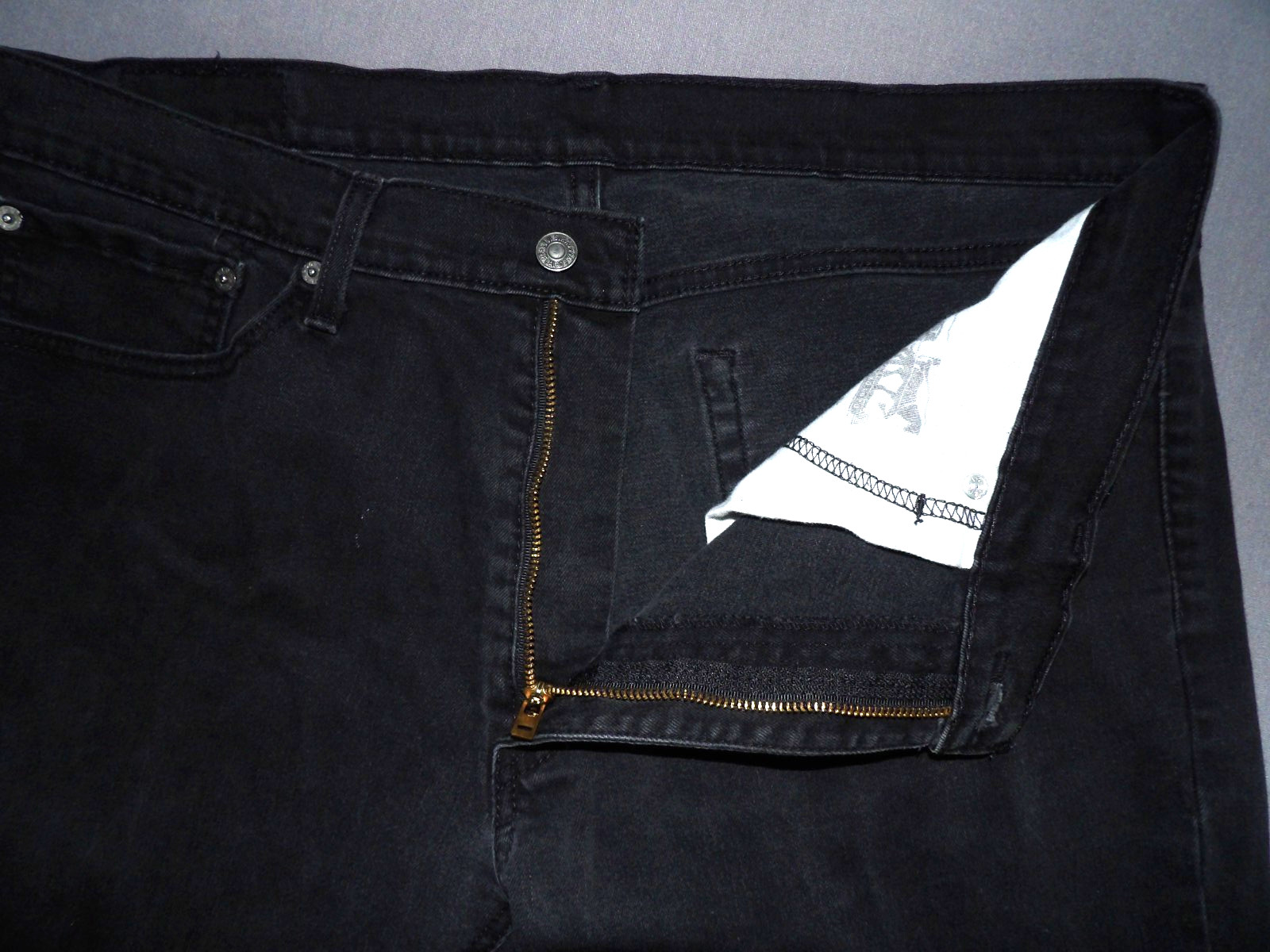 Levi’s 541 Athletic Tapered Leg Stretch Black Denim Jeans Men’s 36 X 30