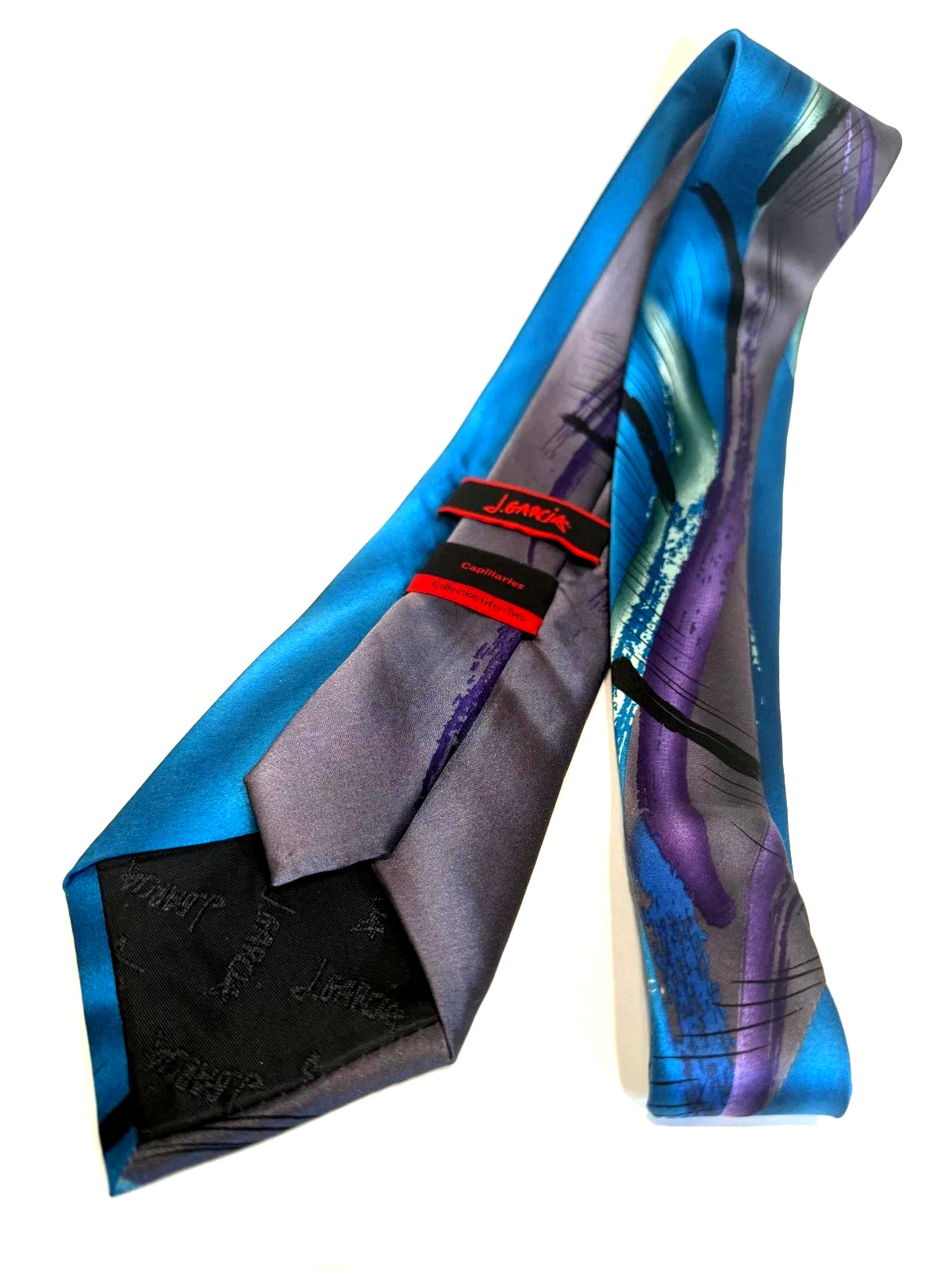 J. Garcia Vintage Tie Lot of 4 abstract geometric 80s 90s Y2K Modern 100% Silk