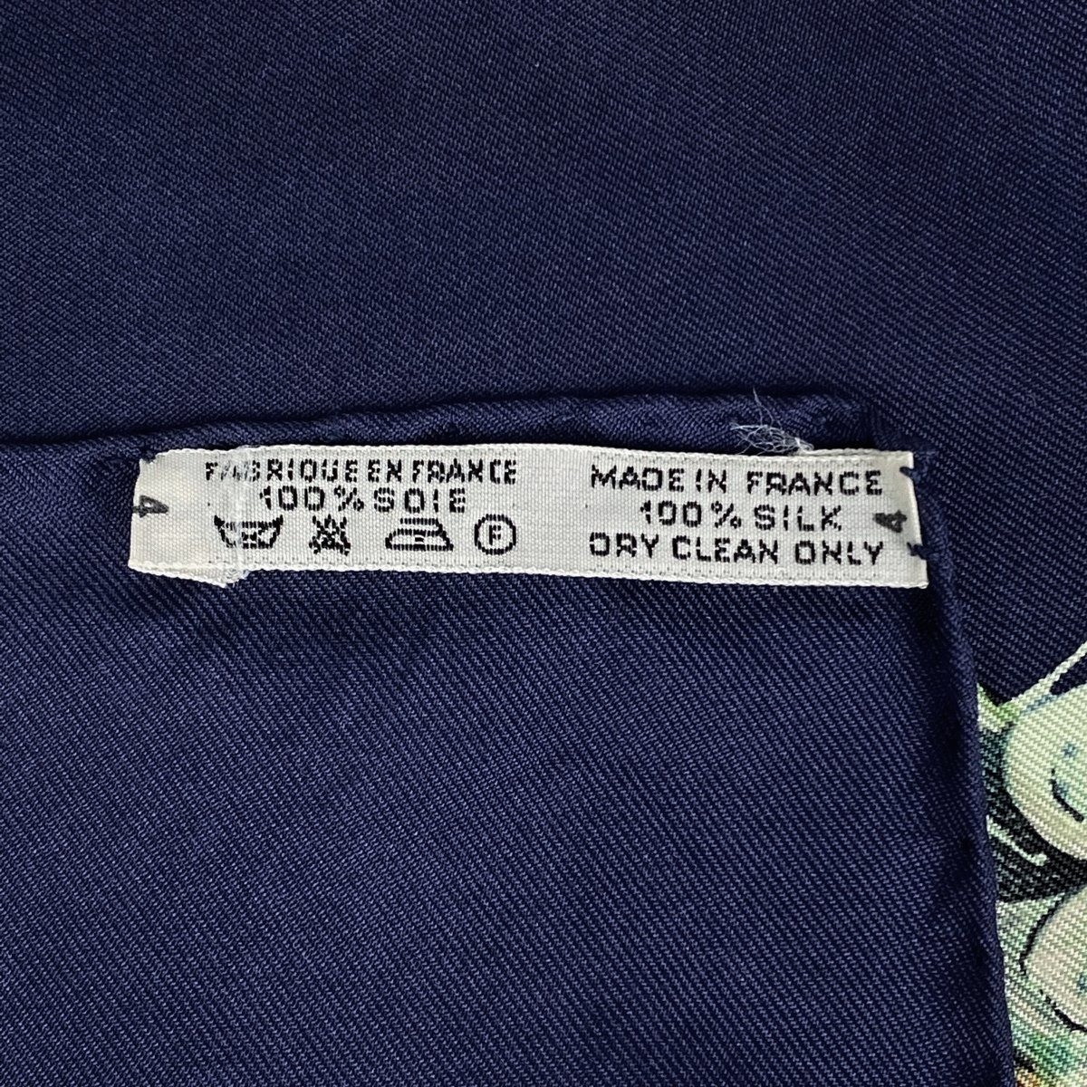 HERMES Carre 90 35 in EQUATEUR Silk Scarf Navy Multicolor [Japan]