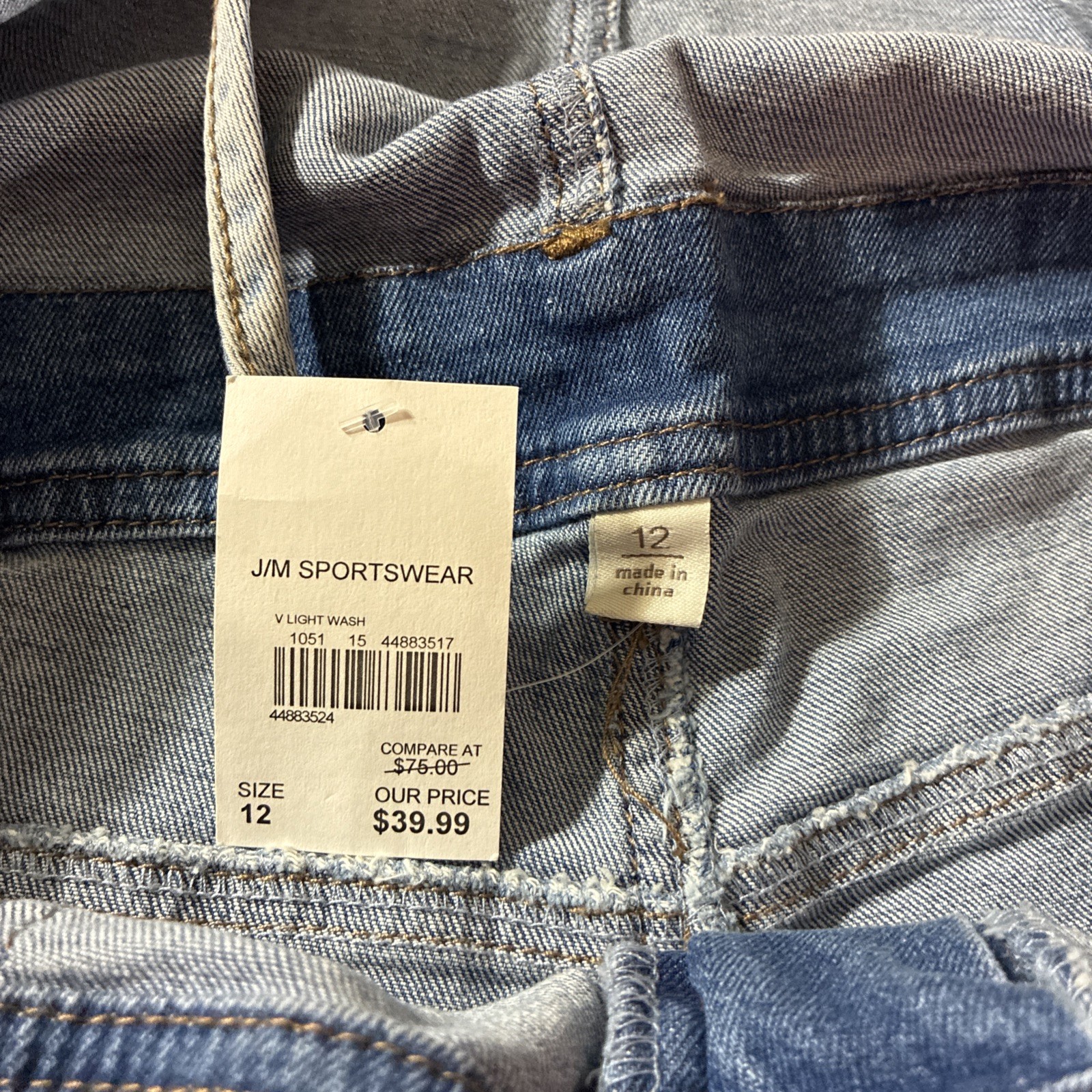 Women’s Cato New With Tag Denim Overalls – Size 12 Paint Spatter Design