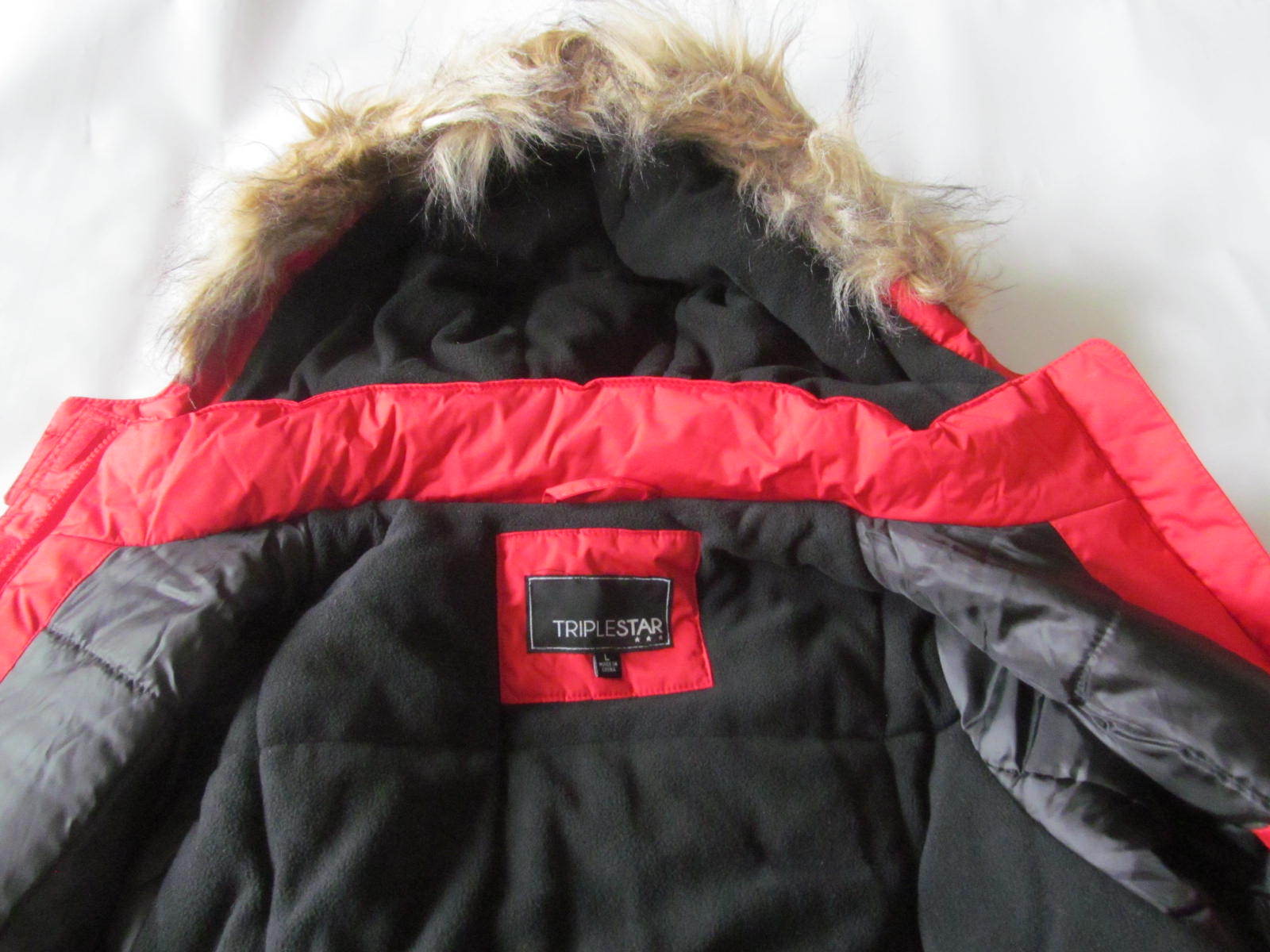 New Women’s Anorak Triple Star Insulated Coat Size L $160
