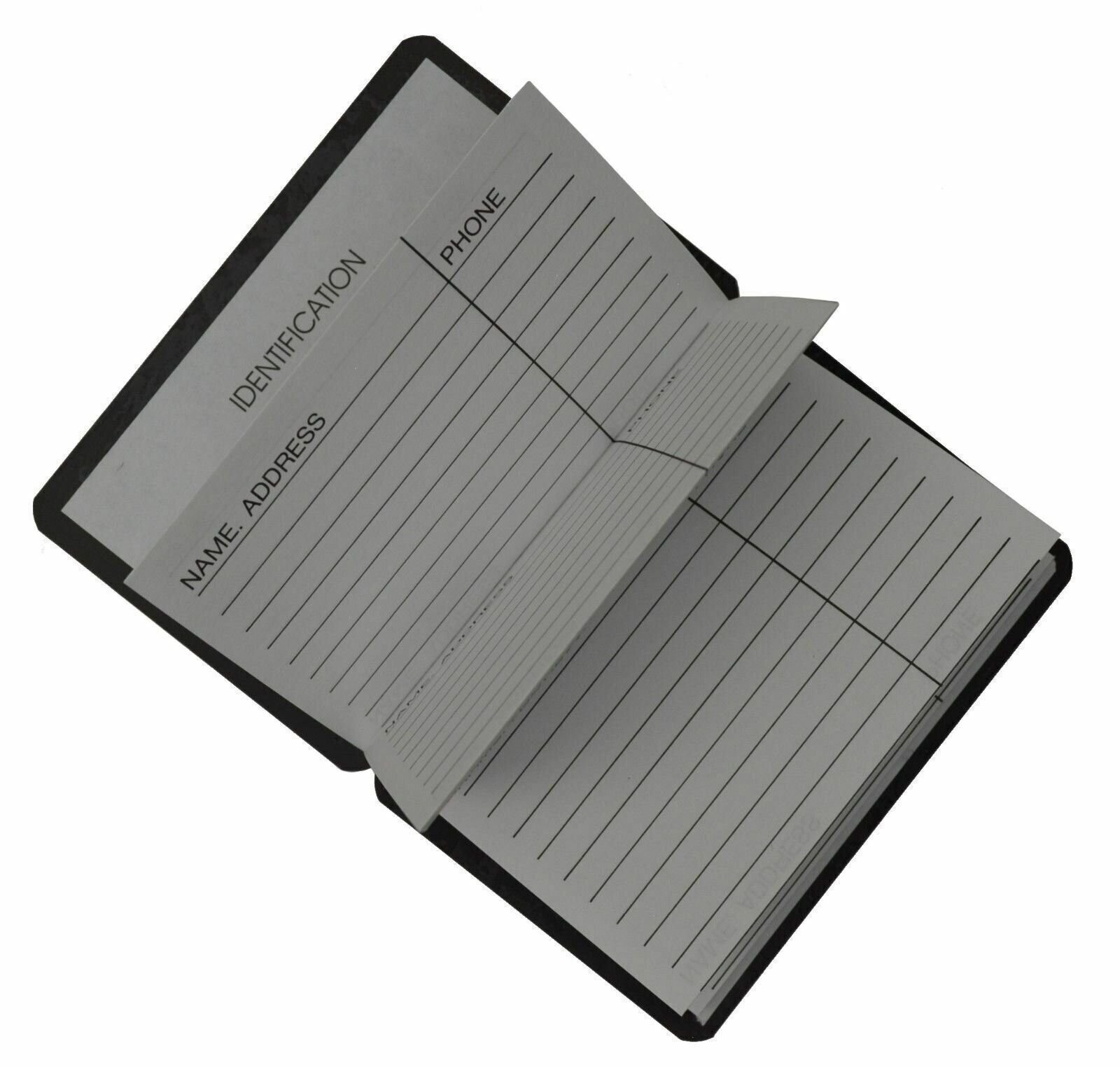Pocket Size Compact Magnetic Close Gold Address Book in Sleeve Generic