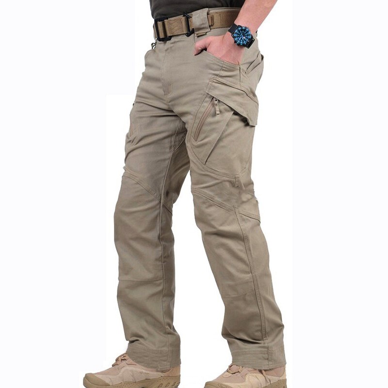 US Men Tactical Cargo Pants Soldier Straight-fit Work Combat Trousers Outdoor AA