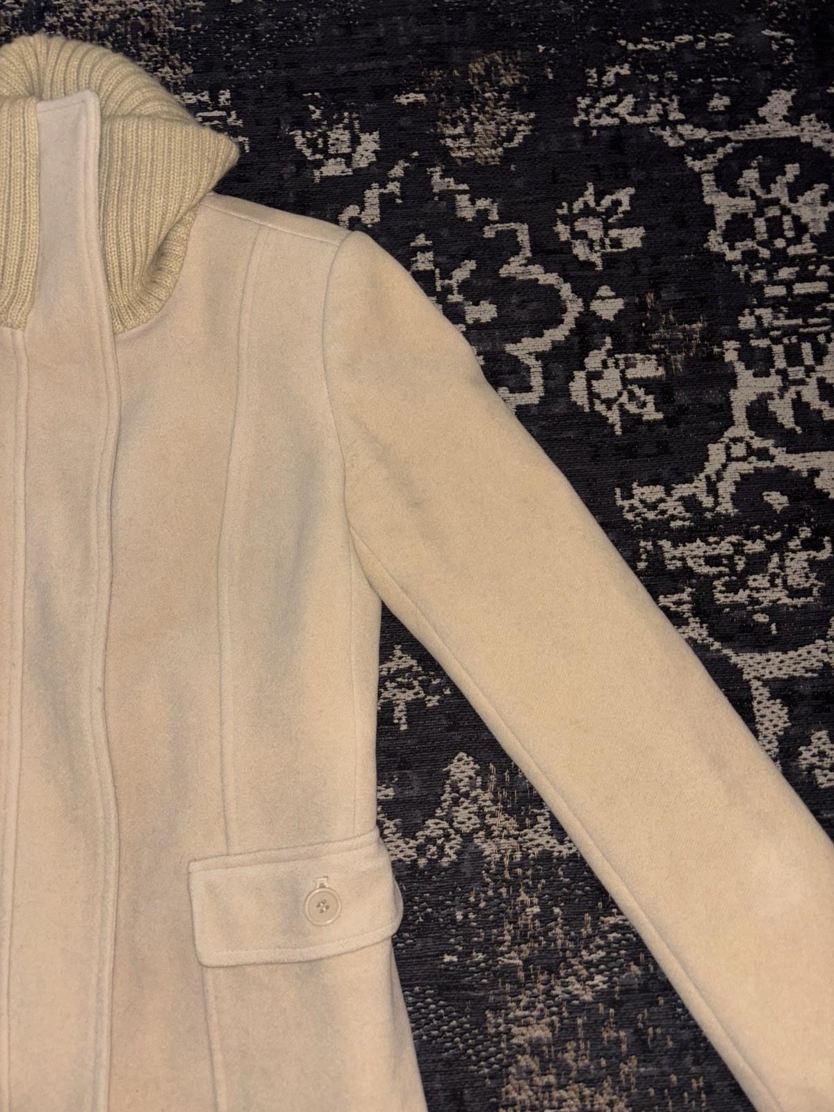 ann taylor loft trench coat size 4