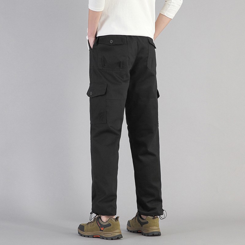 Men’s Cargo Pants Waterproof Hiking Trousers Multi-Pocket Tactical Outdoor Pants