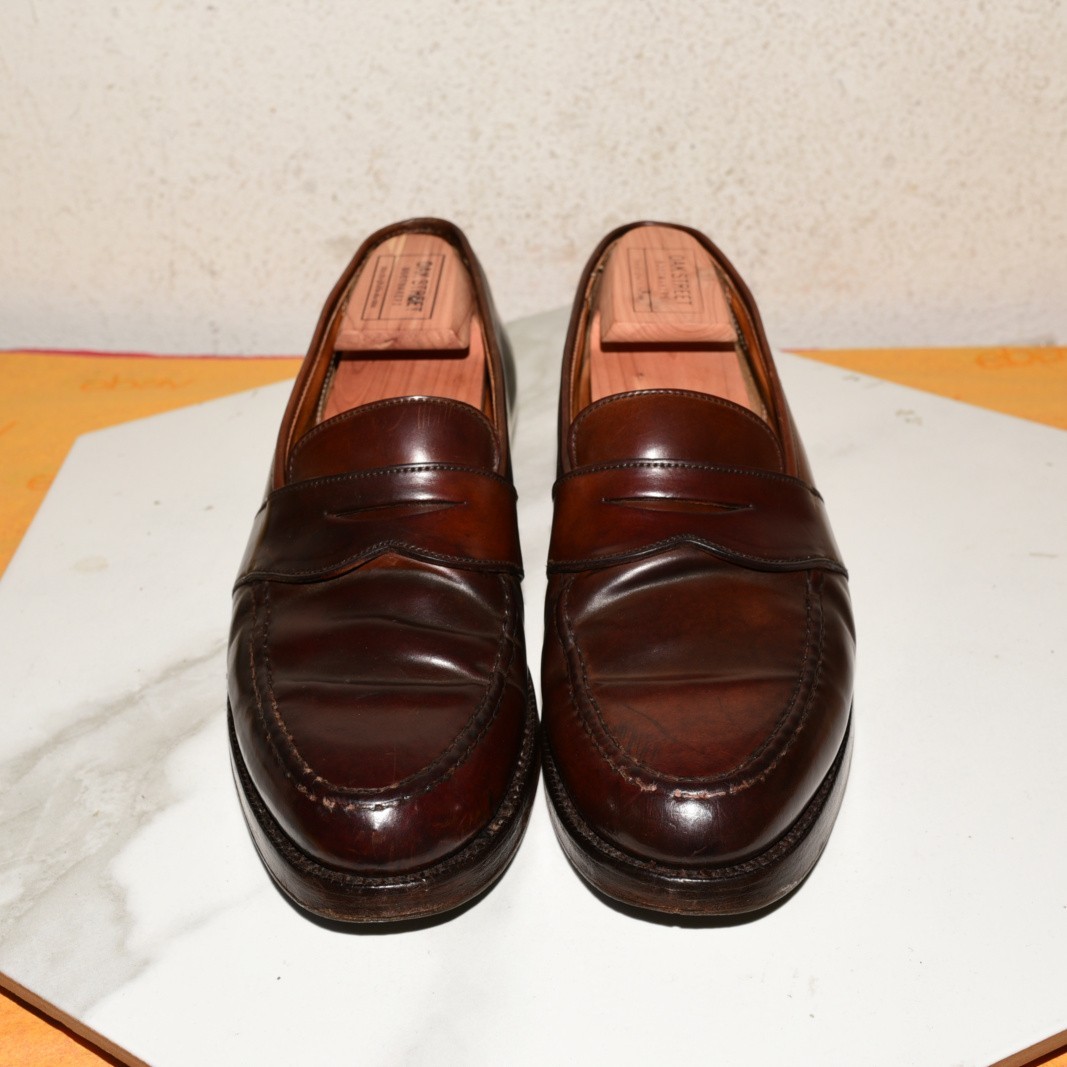 Polo Ralph Lauren England Shell Cordovan Penny Loafer Men US 9.5 D