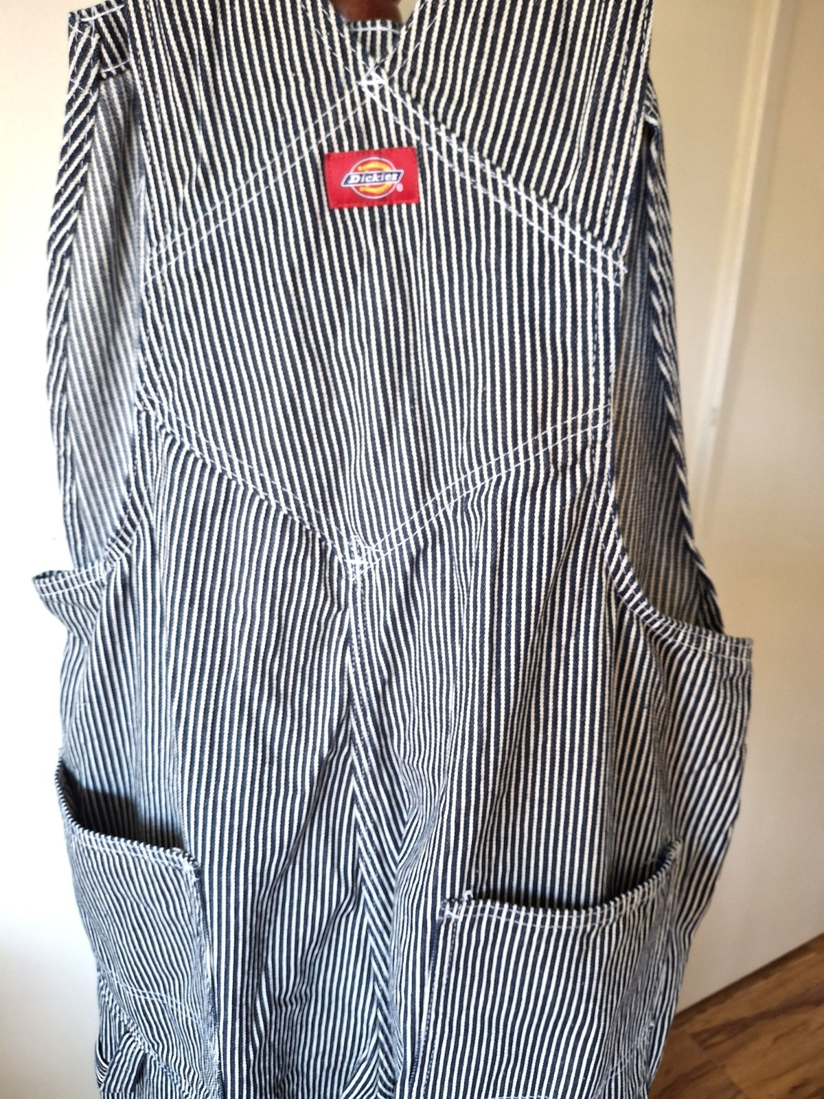 Dickies Hickory Stripe Bib Overalls – Men’s 34×30 – New without tags