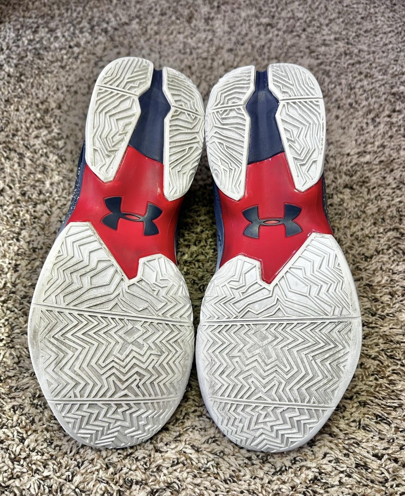 Under Armour Curry 2 USA Olympic Basketball White 1259007-105 Men’s Size 8.5