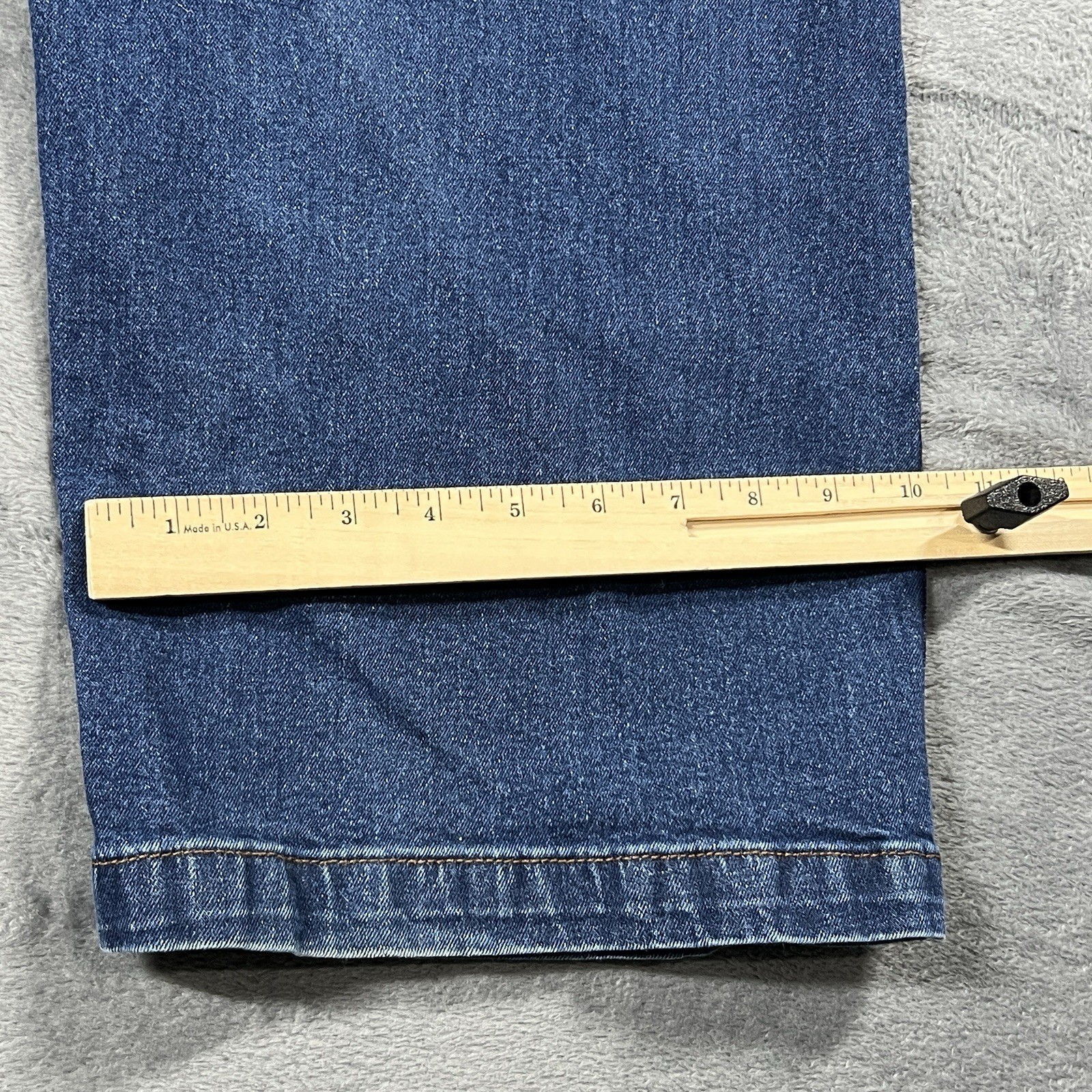 FiveBrother Bib Overalls 38×34 Blue Carpenter Workwear Construction Denim