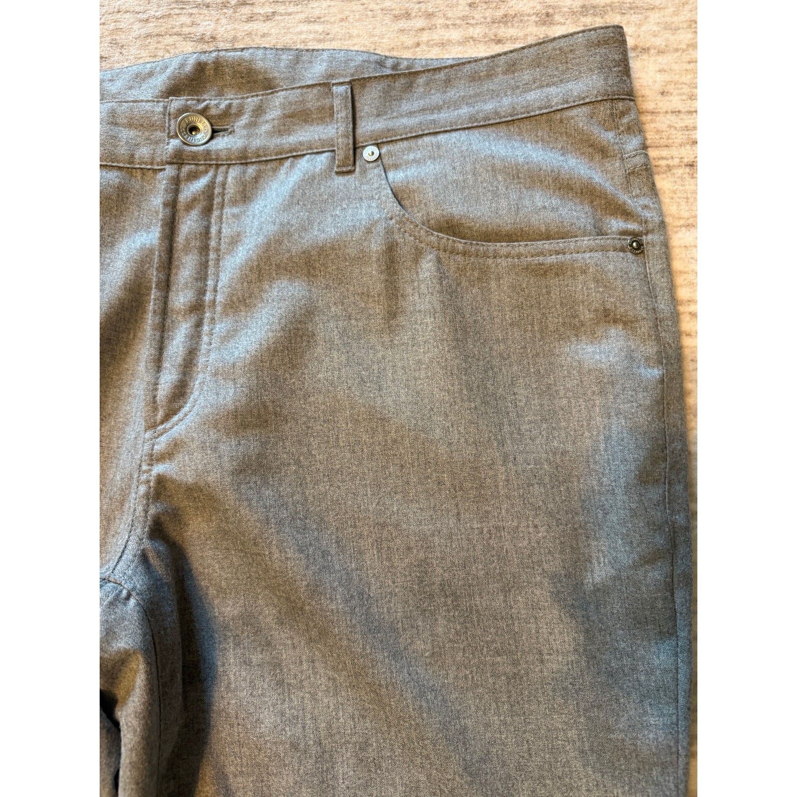 Brunello Cucinelli Gray 5-Pocket Wool Pants Men’s 56 IT US 40×33