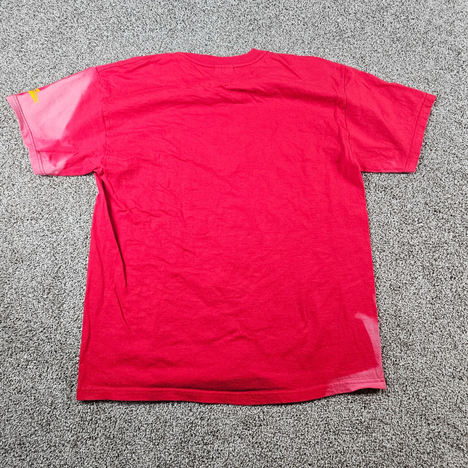 Vintage Goldstar Shirt Mens Large Red Superhero Booster Gold DC Comics Logo 90s