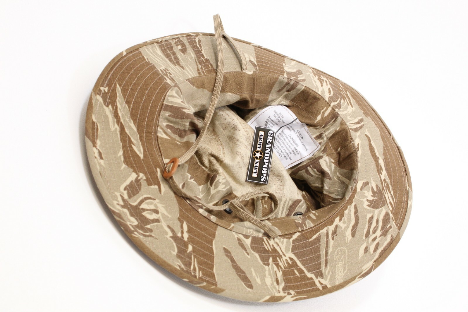DESERT TIGER STRIPE CAMO JUNGLE HAT RIPSTOP MADE IN USA