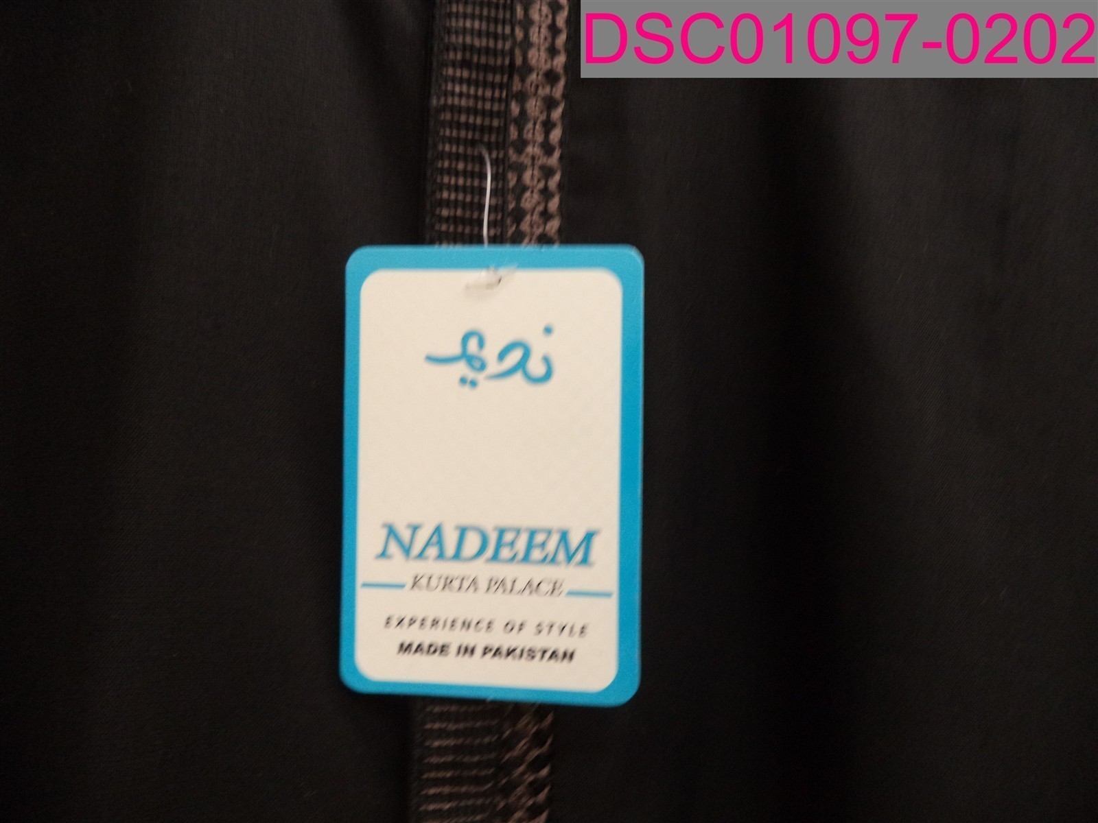 Nadeem Kurta Palace Men’s Black Tunic and Pants Set Small