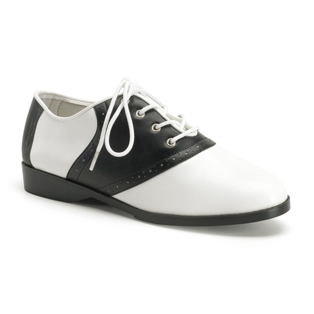 Black White Pink Ladies Grease Movie Frenchy Costume Oxfords Womans Saddle Shoes