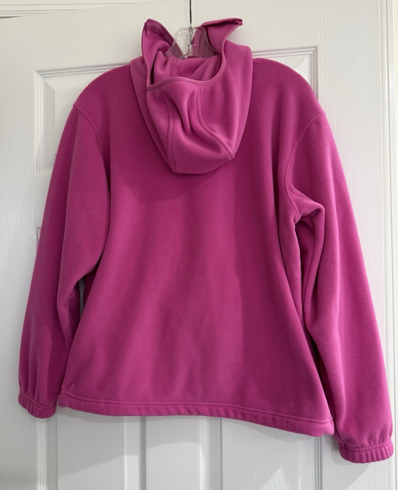 Supreme Polartec Face Mask 1/2 Zip Hooded Sweatshirt Pink Size S WORN TWICE