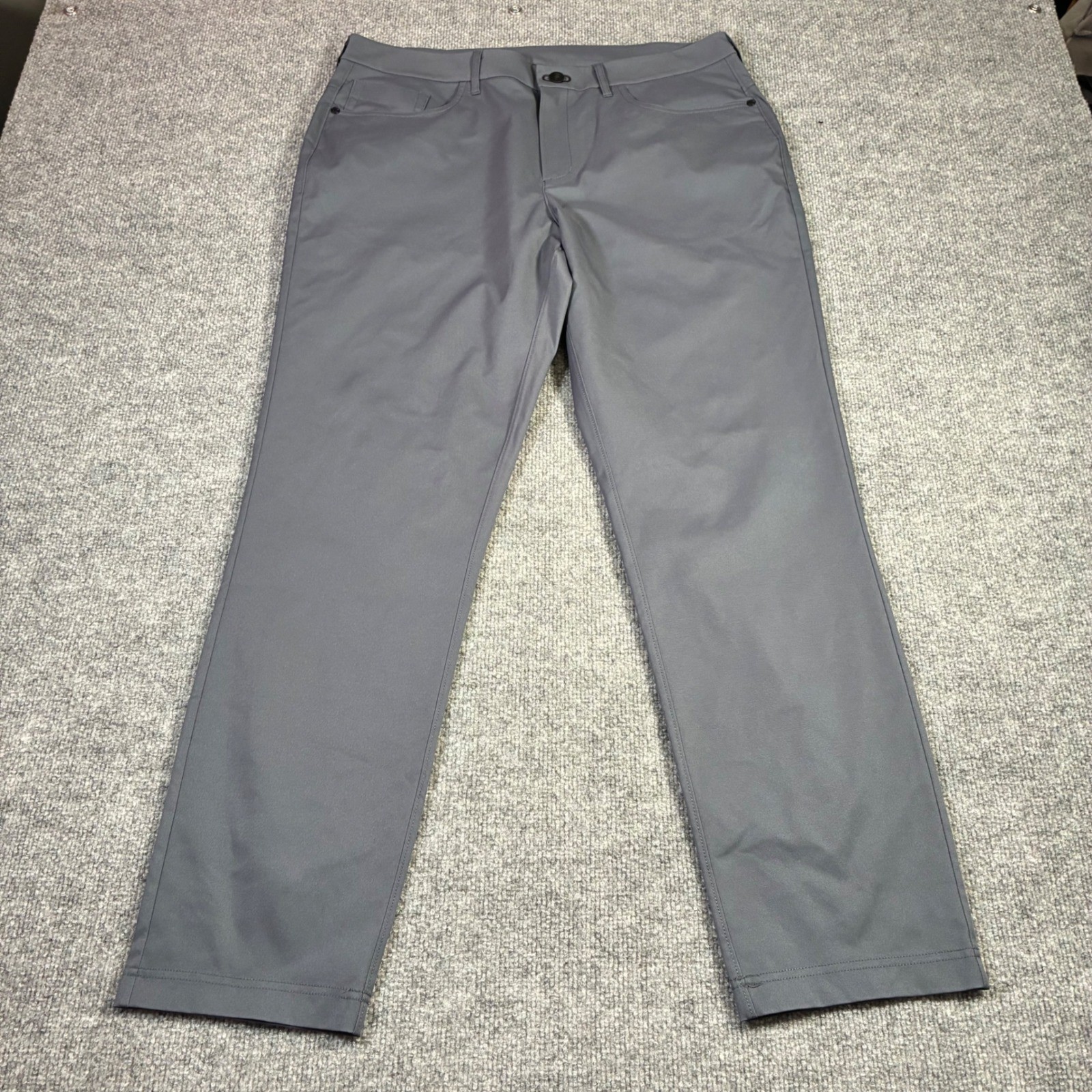 Public Rec All Day Every Day Pants Mens 35×32 Gray Straight 5 Pocket Stretch