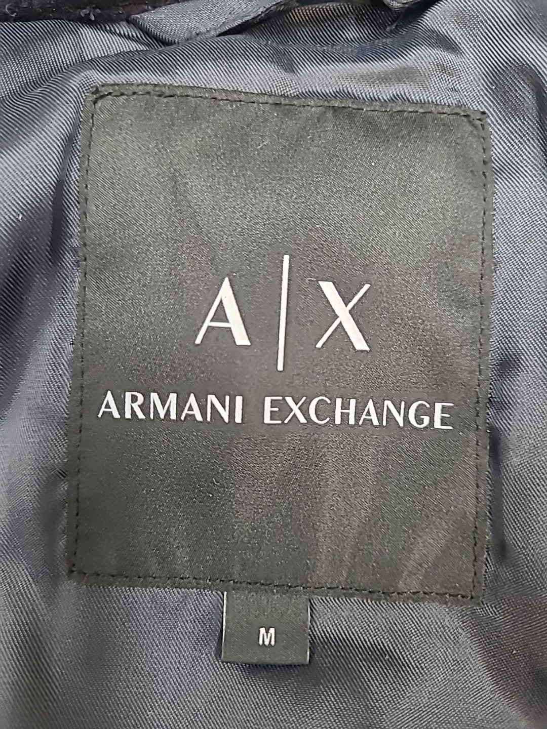 NEW Armani Exchange Blouson Jacket-Navy Mens Size Medium US