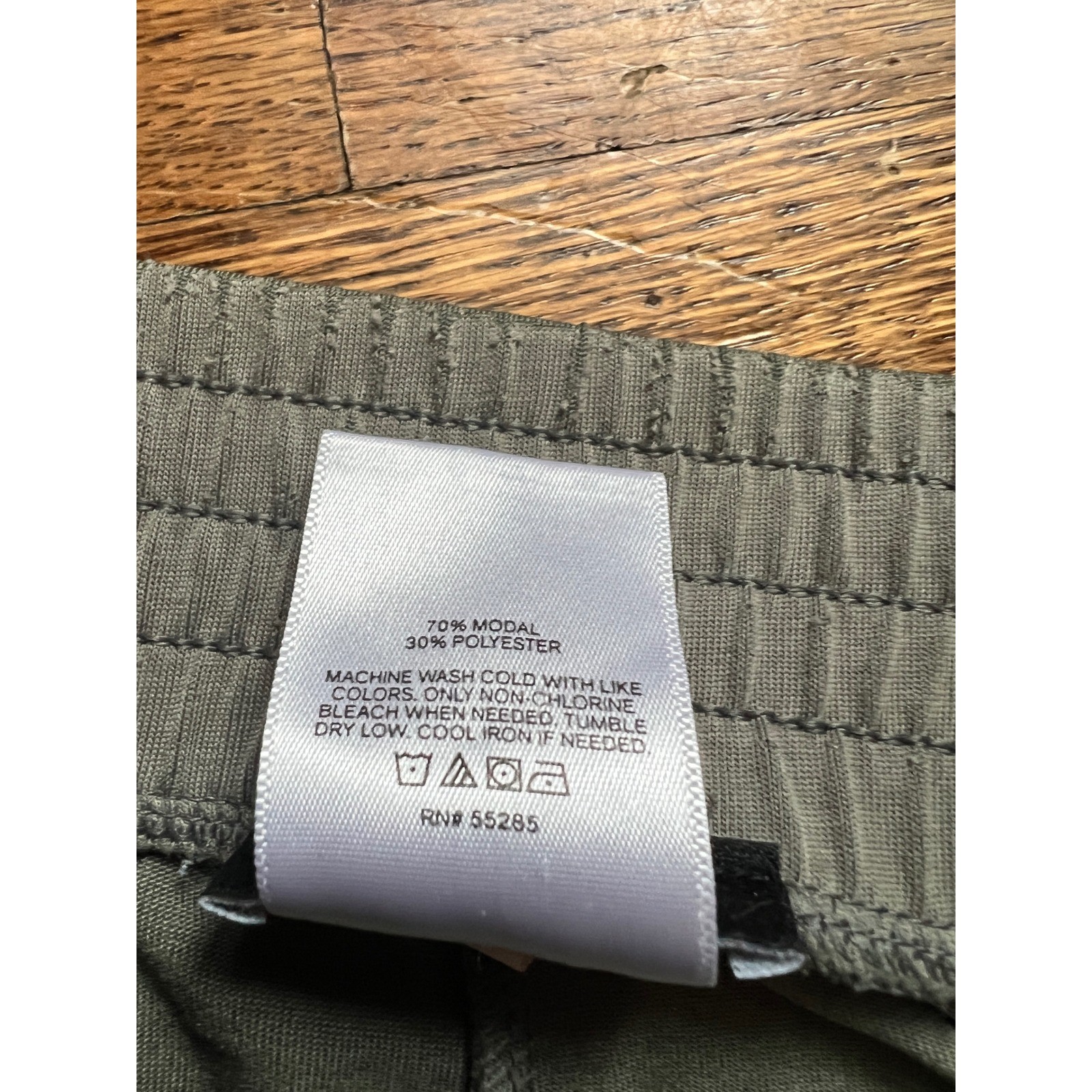 Express Womens Olive Green Modal Blend Smocked Waist Jogger Pants S