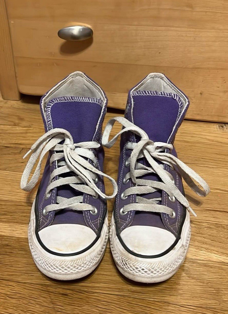 Converse Chuck Taylor All Star High Top Canvas Lace-Up Electric Purple Men