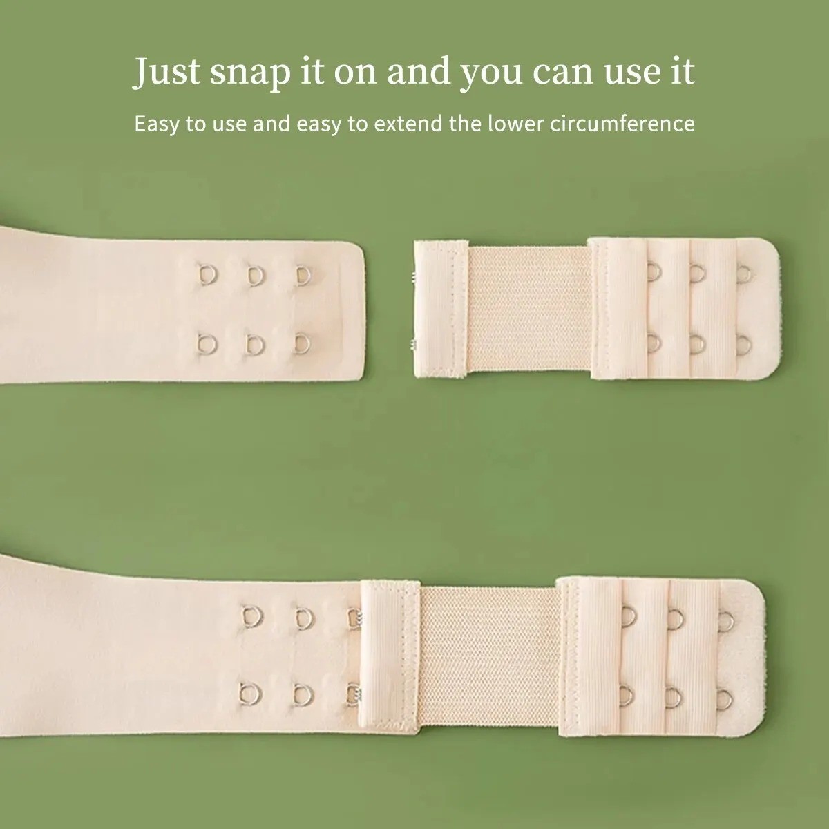 Women’s Bra Extender 3 Hook / 2 Hook Bra Extension Strap Soft & Comfortable 3pcs