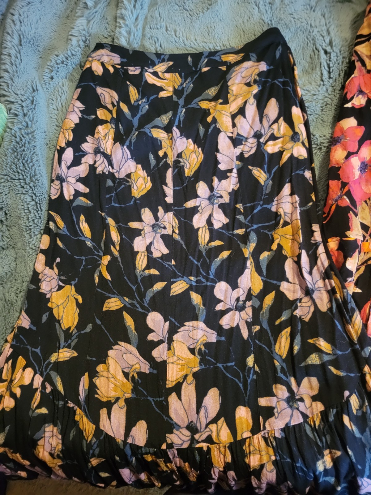 Lot Of 2 Free People Tegan Mini Dress Smooth Sailing Maxi Skirt Sz 4 6 Small GUC