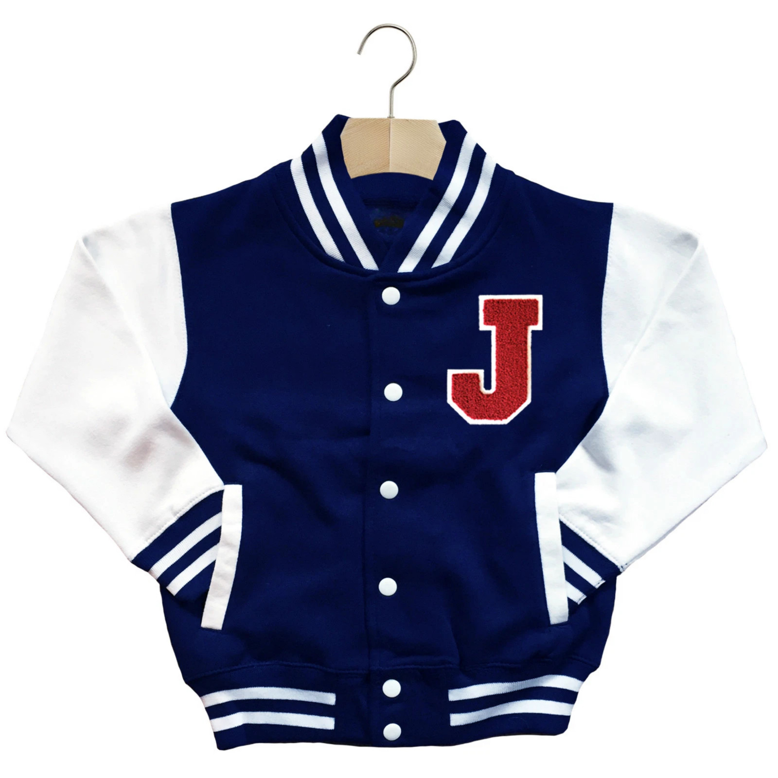 CLASSIC VARSITY BASEBALL JACKET UNISEX PERSONALIZED GENUINE US G COLLEGE LETTER