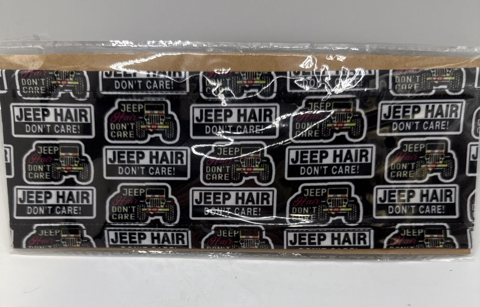 Soft Stretch Sport Bandana Head Band Jeep Hair Don’t Care! Black
