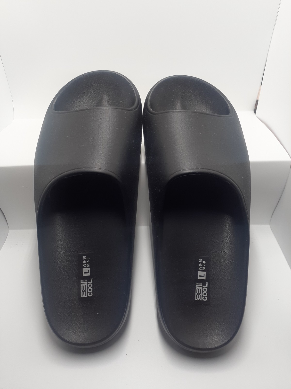 32 degrees cool unisex cushion slide black size L W9-10 ,M 8-9