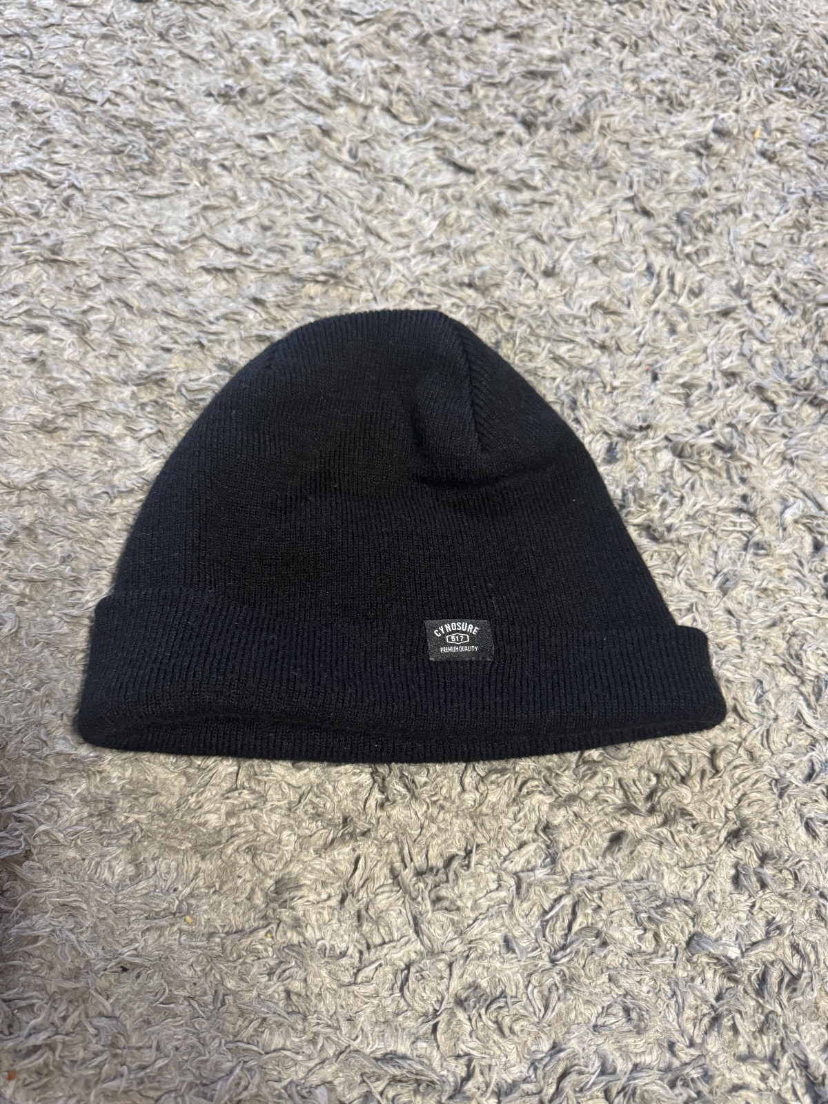 517 Cynosure Premium Cuffed Beanie Hat Black 100% Acrylic One Size Fits Most