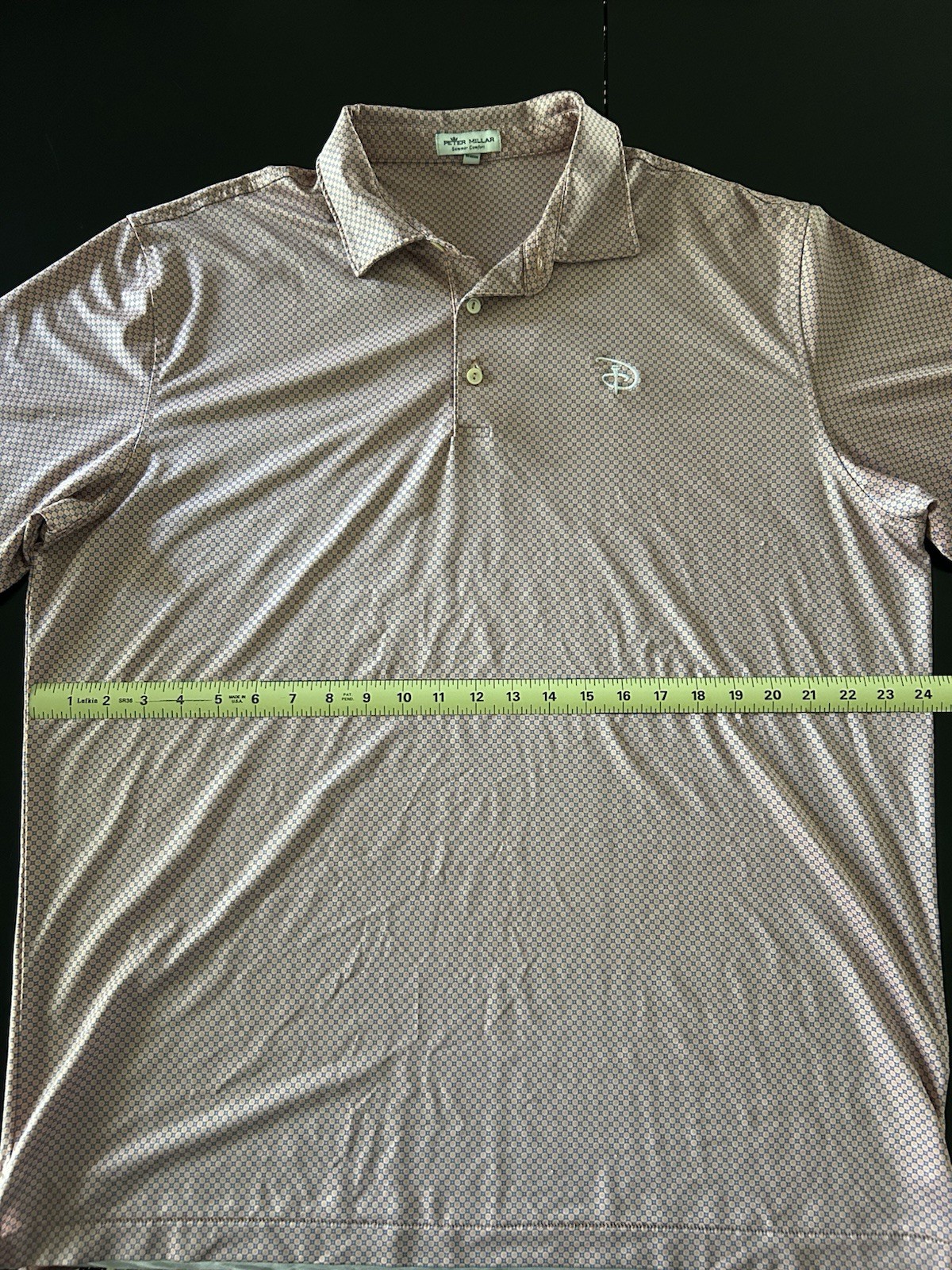 Disney World Peter Millar Summer Comfort Performance Polo Large Men’s
