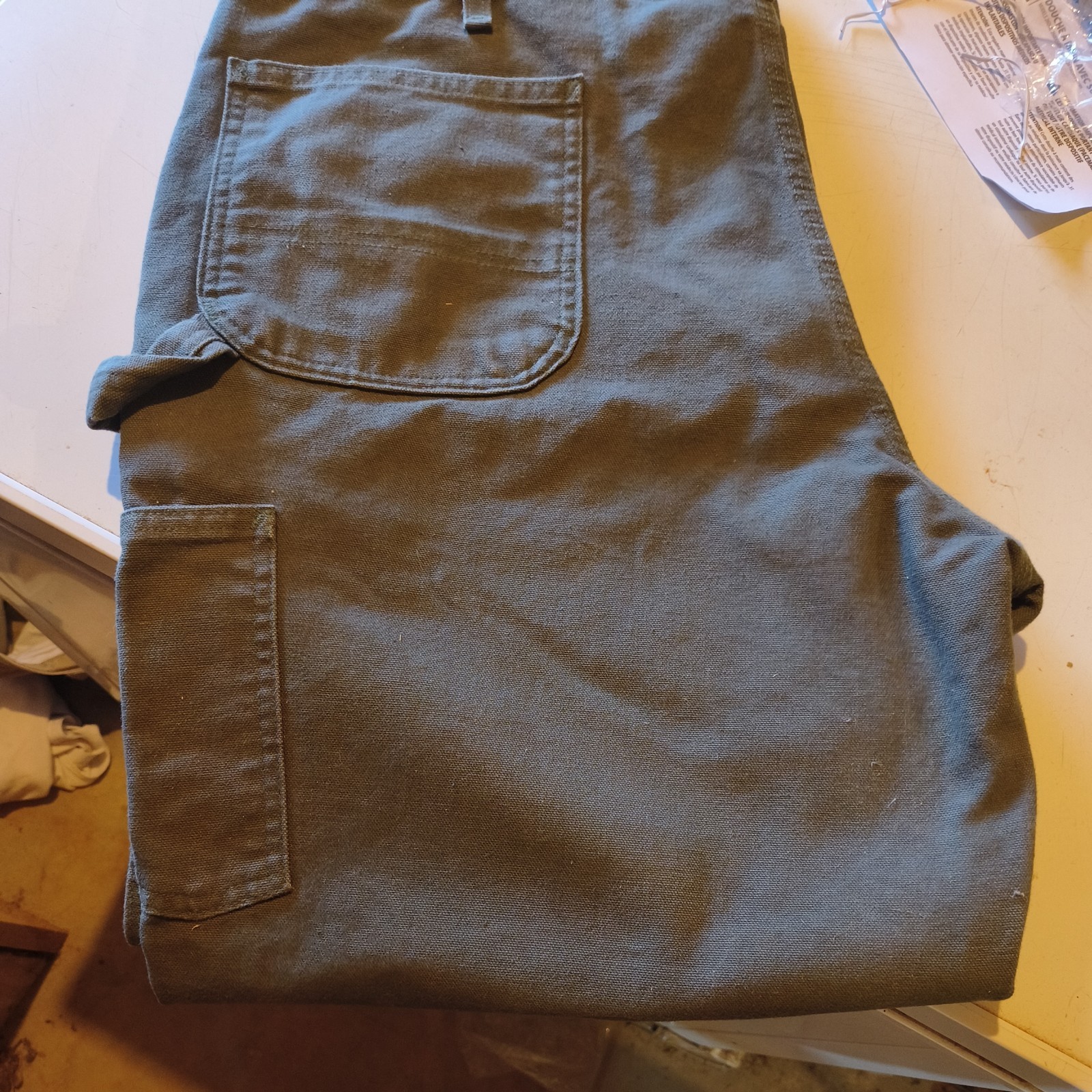Carhartt UTILITY Pants Mens 40W x 30in GREEN OUTDOORS Rugged Flex WORK WEAR NWT