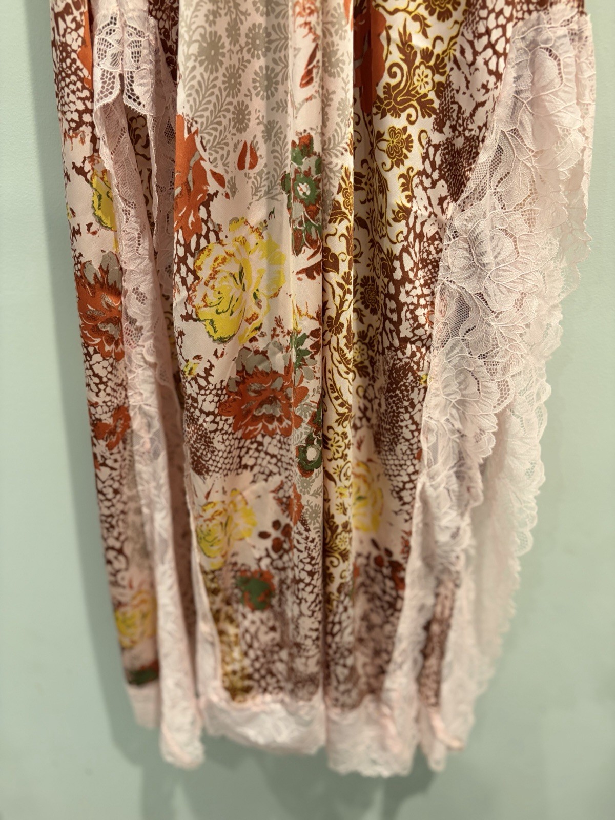 Free People Intimates Right Now Slip Dress In BLUSH COMBO BNWT Size Medium