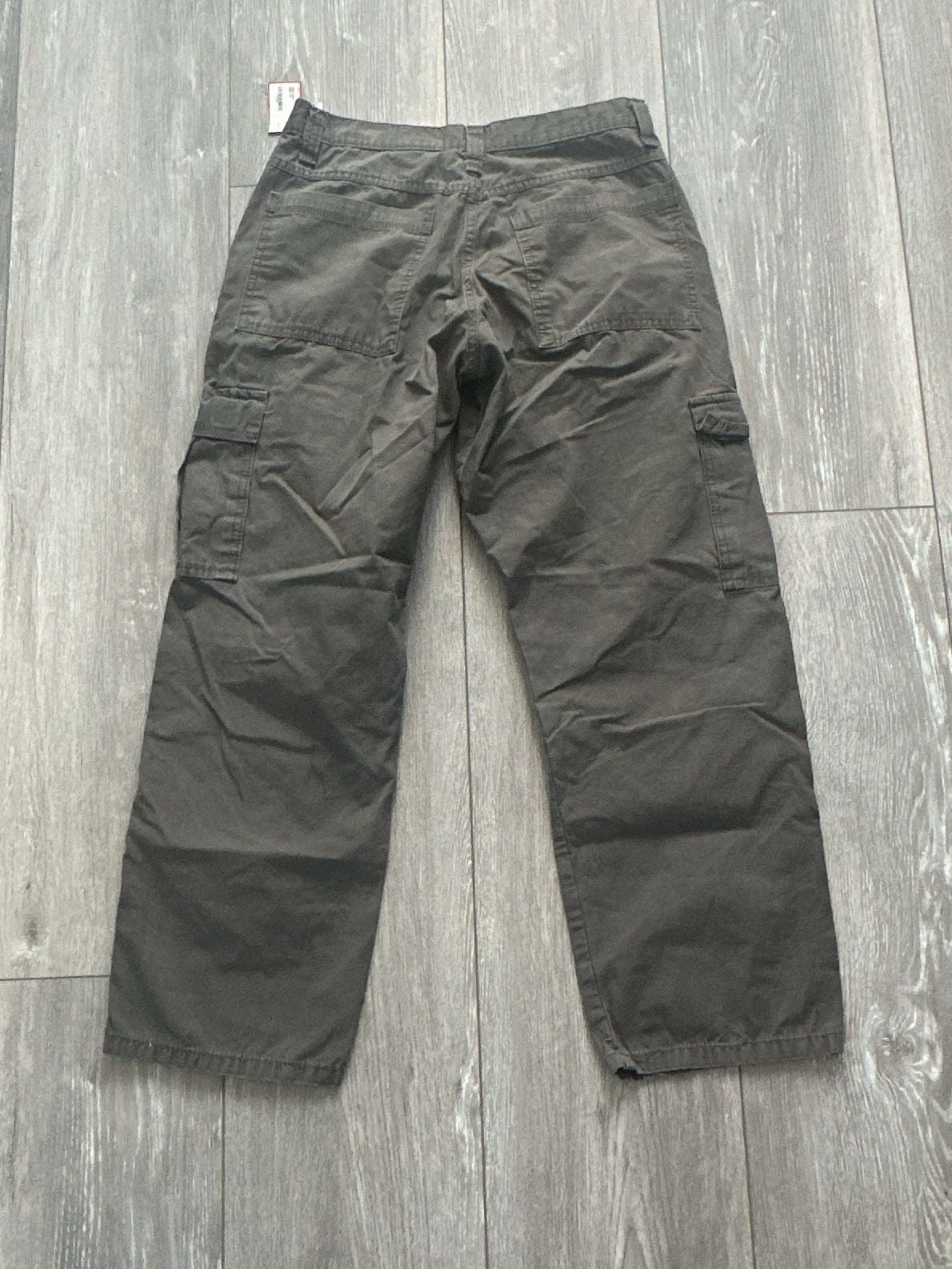 Wrangler Authentic Issue Cargo Pants Mens Olive Green Size 32×30