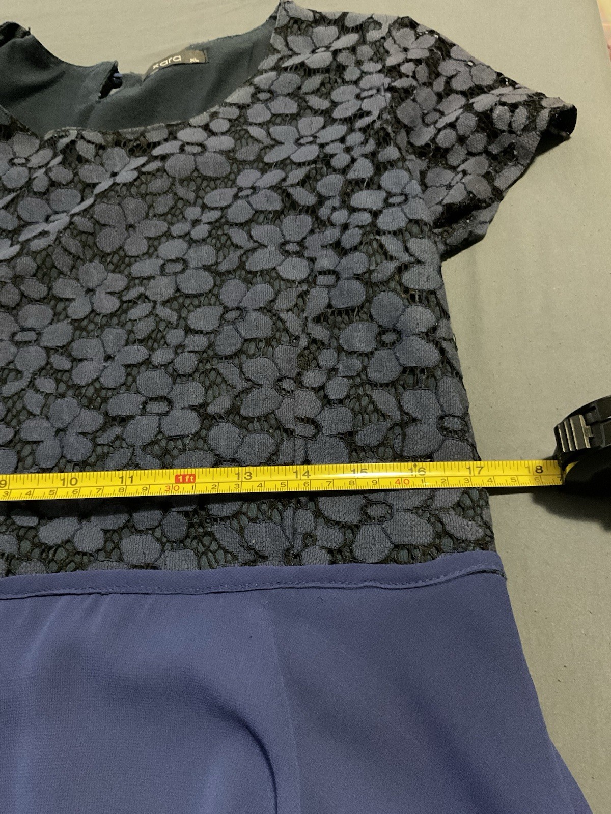 Xara Dark Blue Knee Length Dress Size XL
