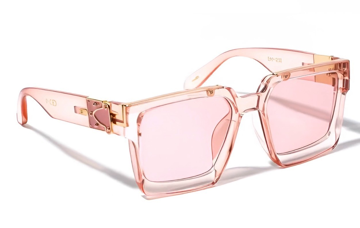 MEN OVERSIZED THICK SHADES SQUARE SUNGLASSES RETRO DESIGNER FASHION CLASSY 2023