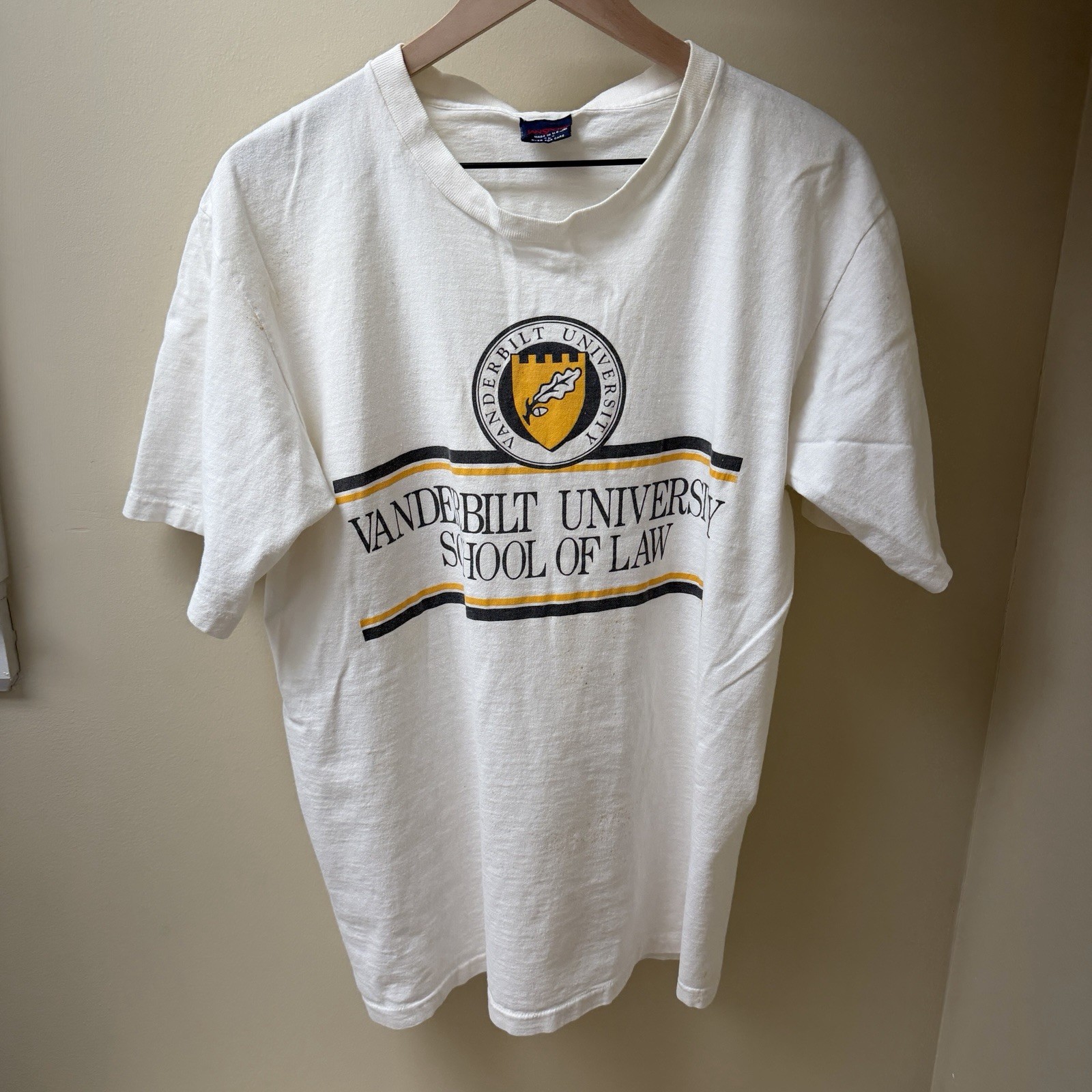 VTG Vanderbilt University School Of Law Crest Jansport T-Shirt Size L USA