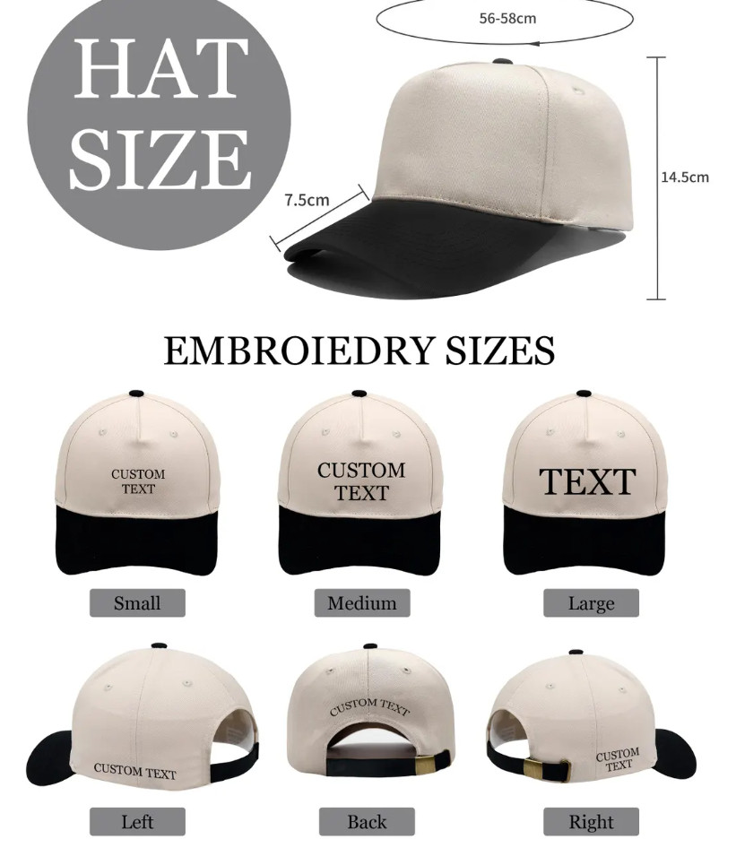 Custom Embroidered Trucker Hat Personalized Mesh Cap Your Design Here