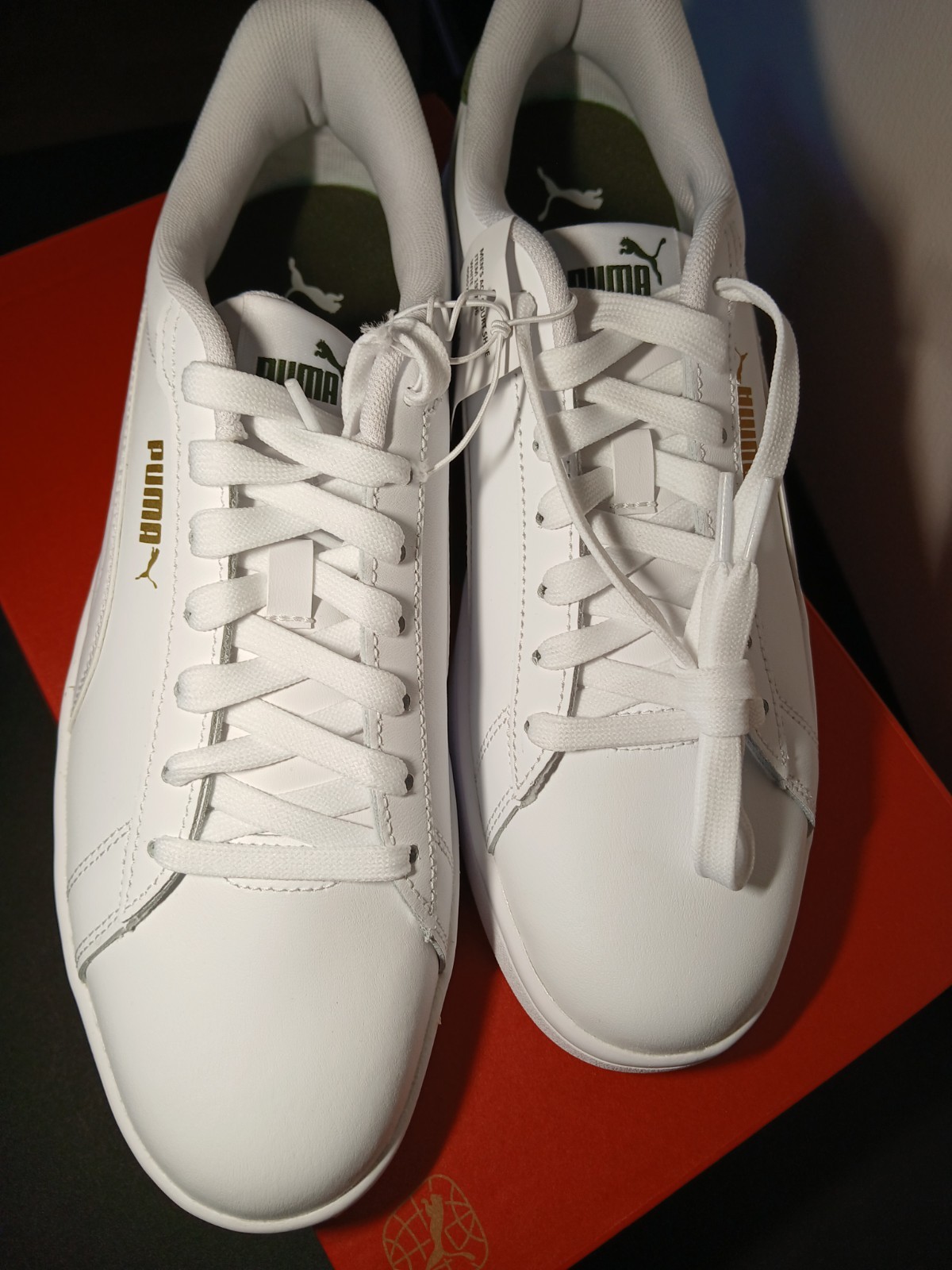 NEW w/BOX! PUMA ACE COURT SNEAKERS ~~ MEN’S SZ US 10/ UK 9 * * FREE SHIPPING