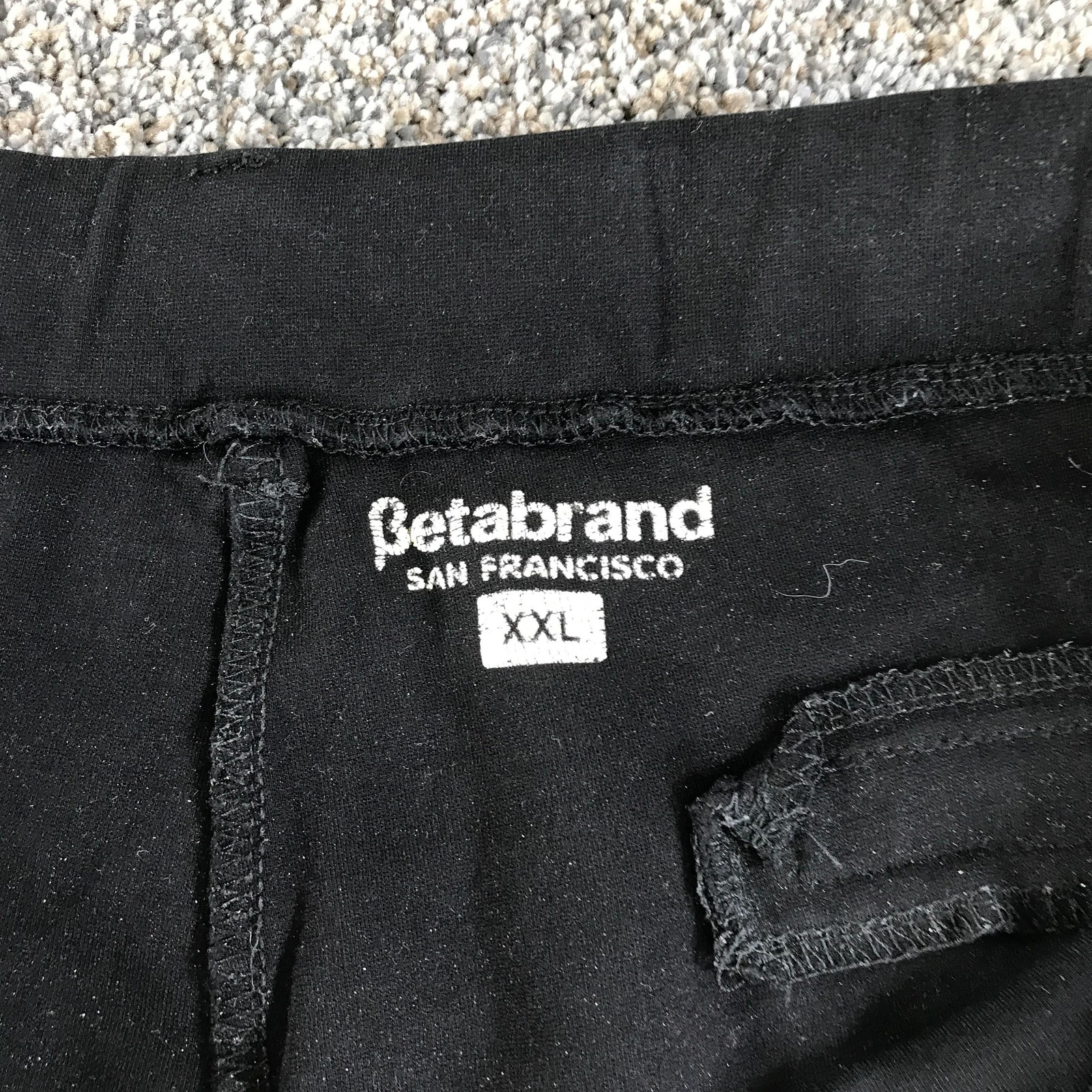 Betabrand Dress Pants Womens XXL Black Ponte Elastic Waist Pockets Stretch