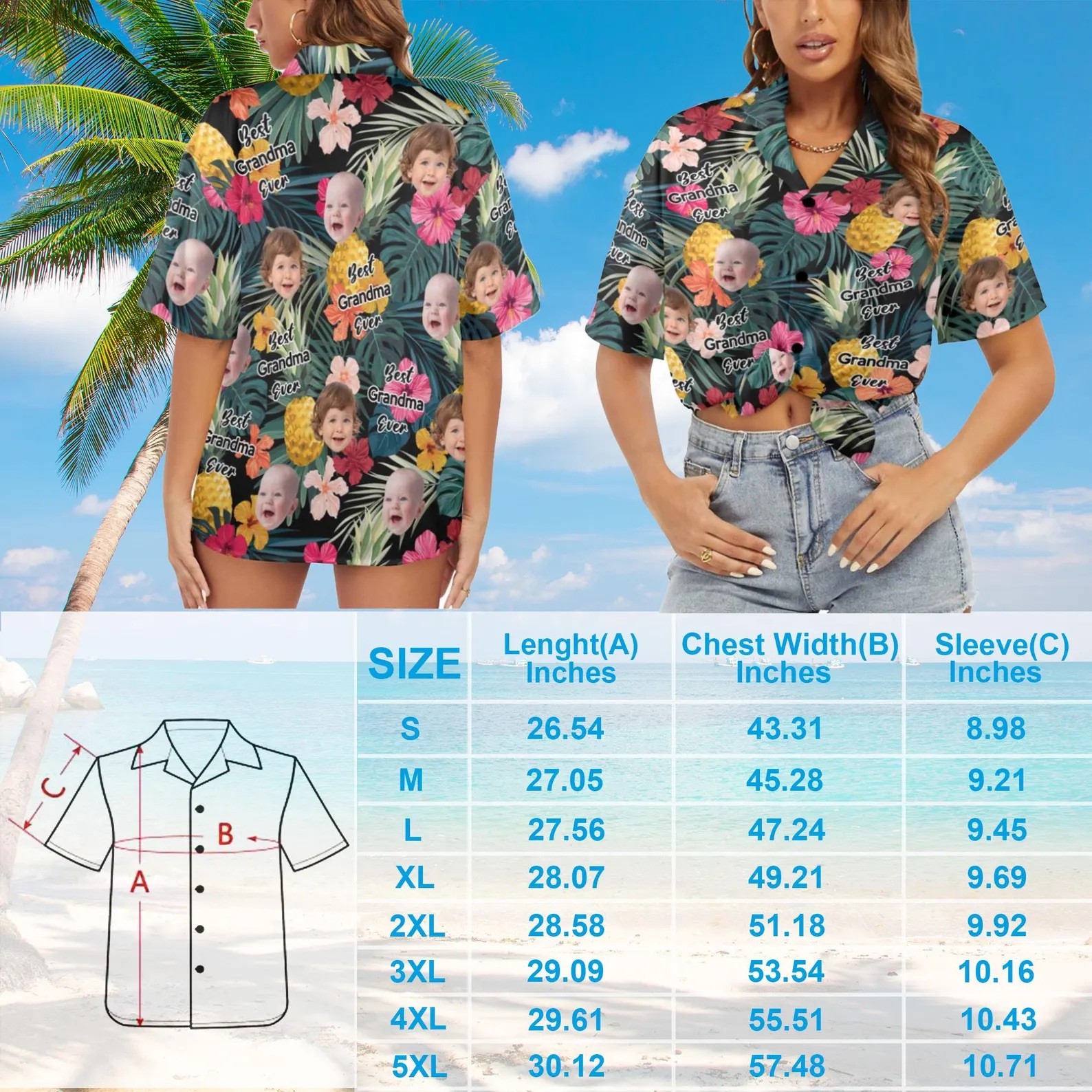 Vintage World Map Print Breathable Casual Fashion Chest Pocket Short Sleeve Shir